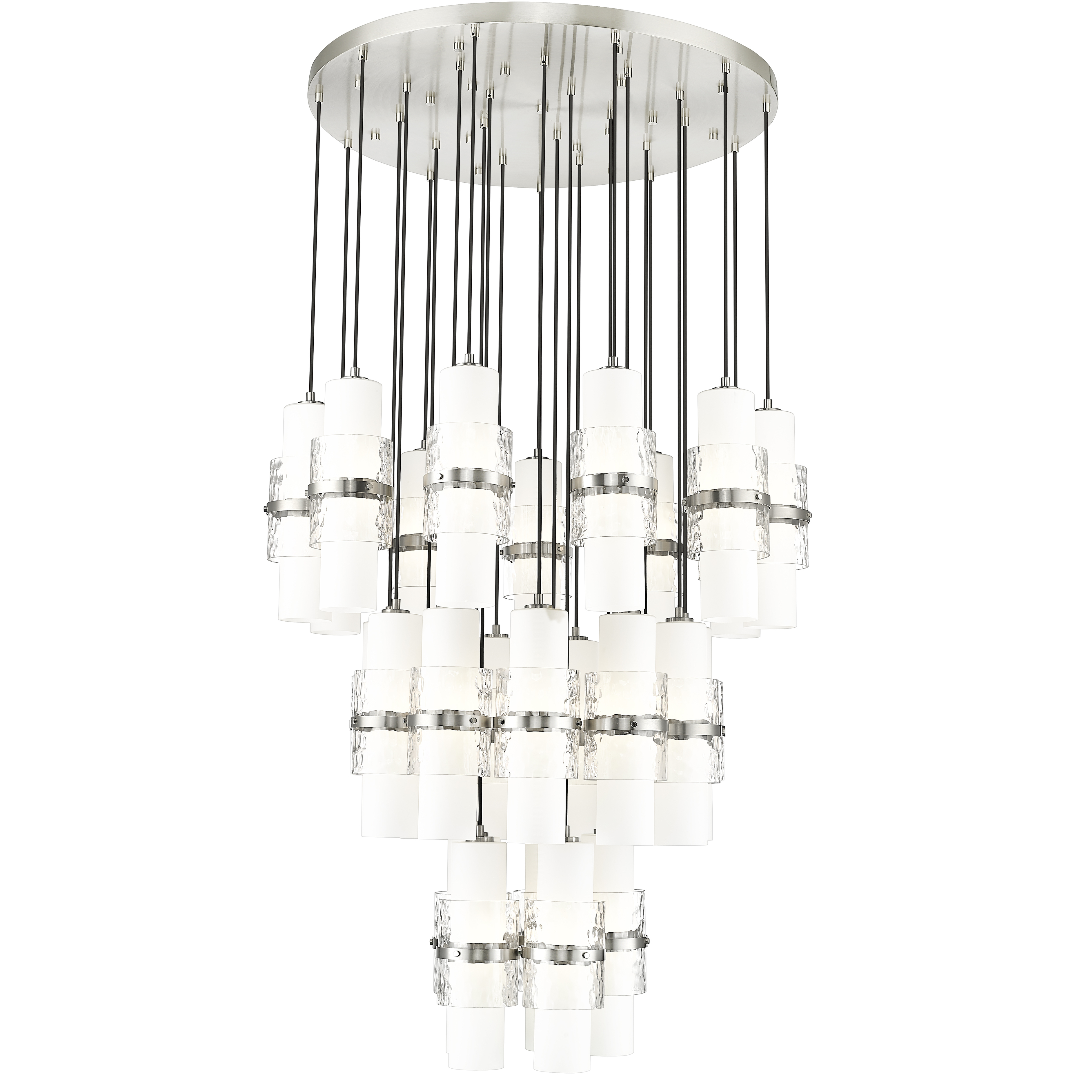 Cayden 27 Light 36 inch Brushed Nickel Chandelier Ceiling Light