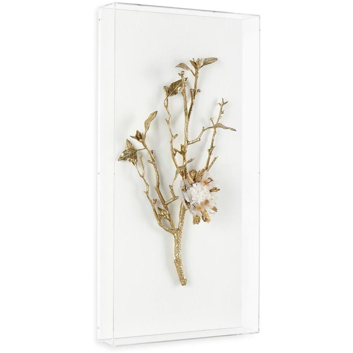 Gold Calcite Shadowbox, I