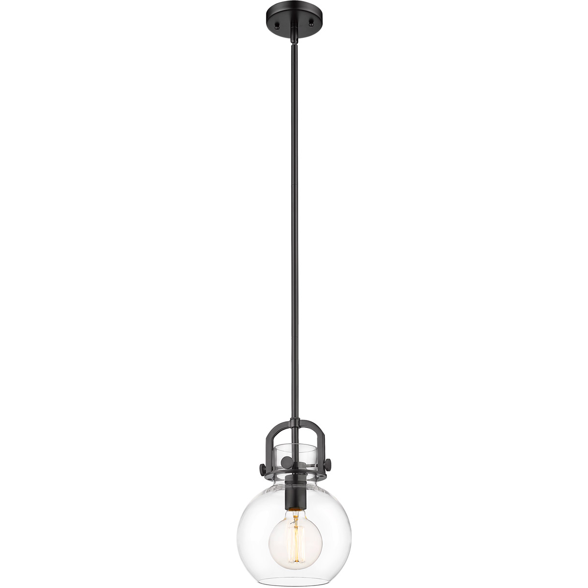 Newton Newton Sphere LED 8 inch Matte Black Mini Pendant Ceiling Light