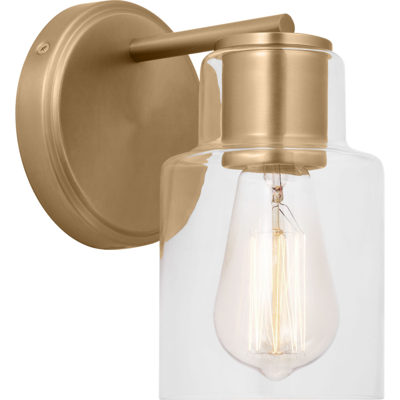 Drew & Jonathan Sayward 1 Light 5 inch Satin Brass Sconce Wall Light