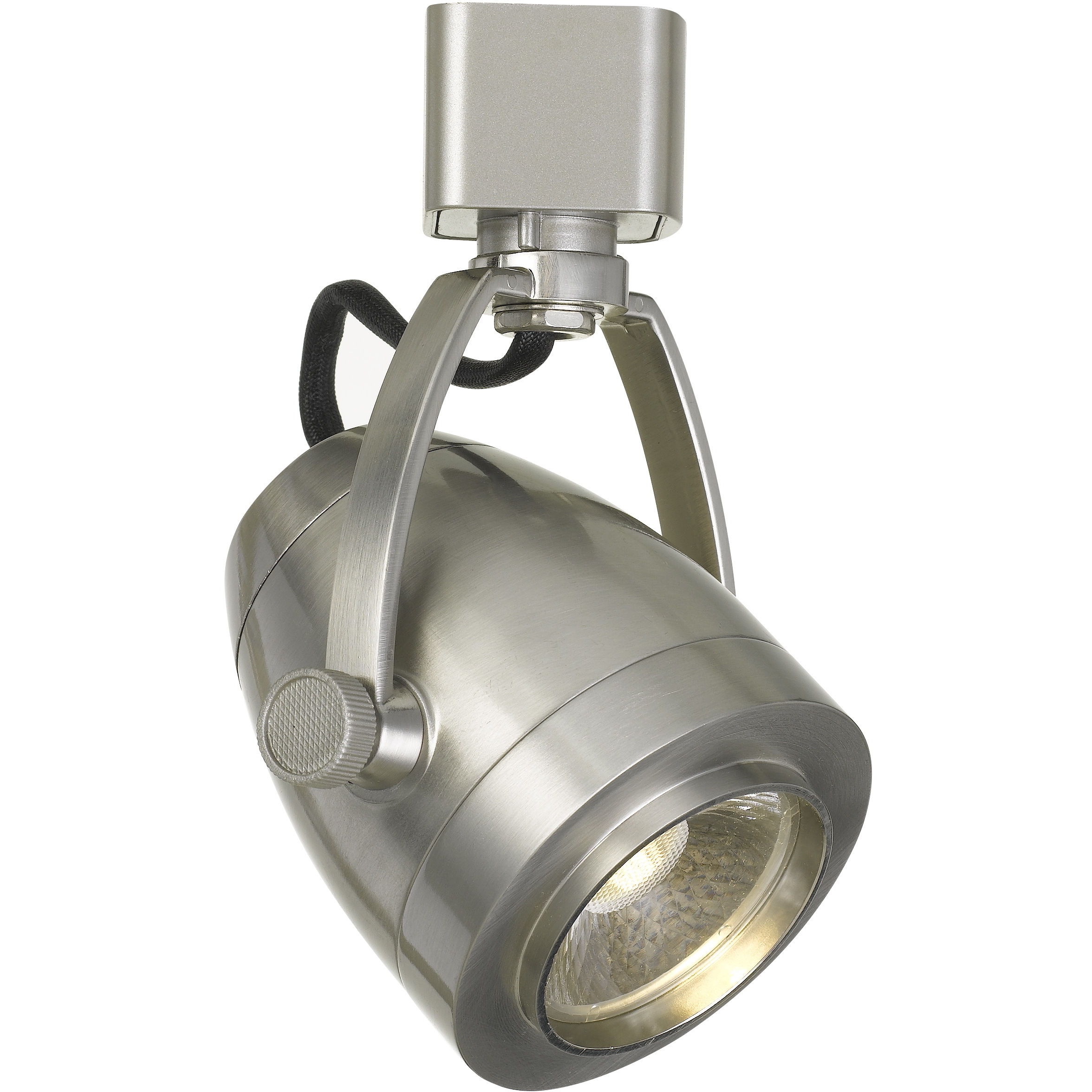 Ht System 1 Light Brushed Steel Track Head Ceiling Light