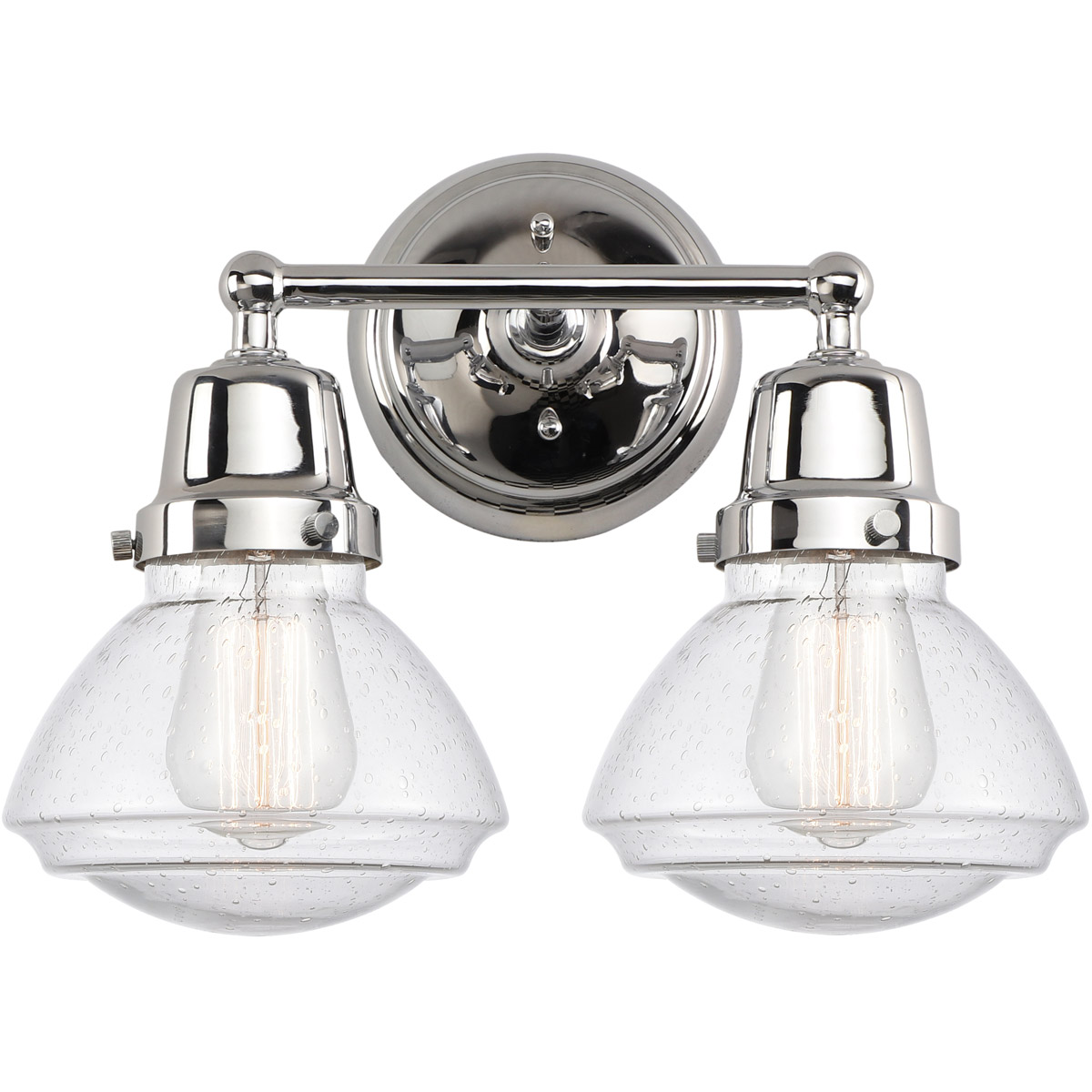 Aditi Olean LED 15 inch Polished Chrome Bath Vanity Light Wall Light, Aditi