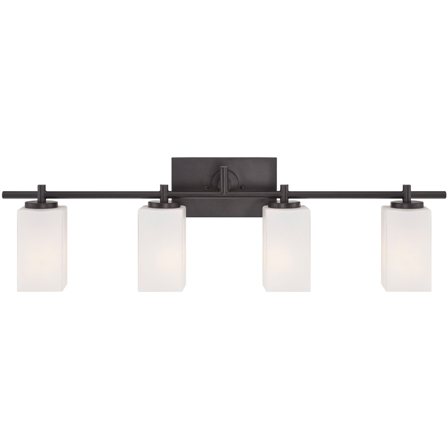 Dakota 4 Light 32 inch Biscayne Bronze Bath Bar Wall Light