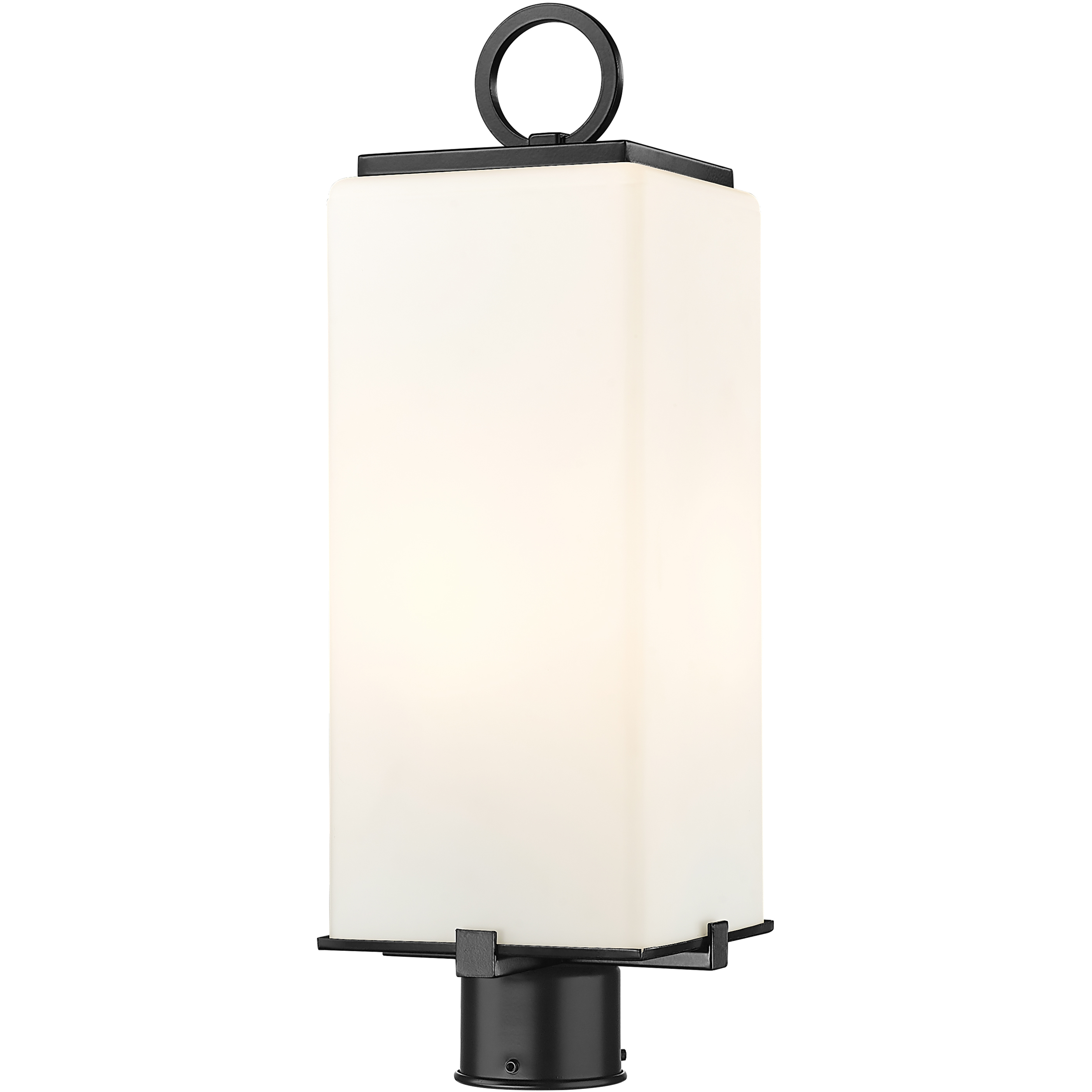 Sana 2 Light 20.25 inch Black Outdoor Post Mount Fixture