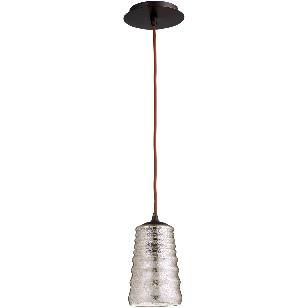 Ariel 1 Light 5 inch Oiled Bronze Pendant Ceiling Light
