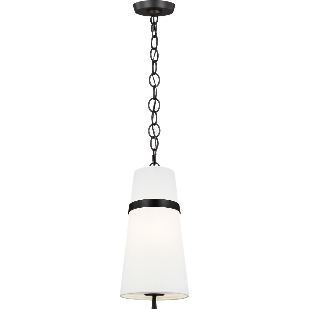 AH by Alexa Hampton Cordtlandt 1 Light 8 inch Aged Iron Pendant Ceiling Light