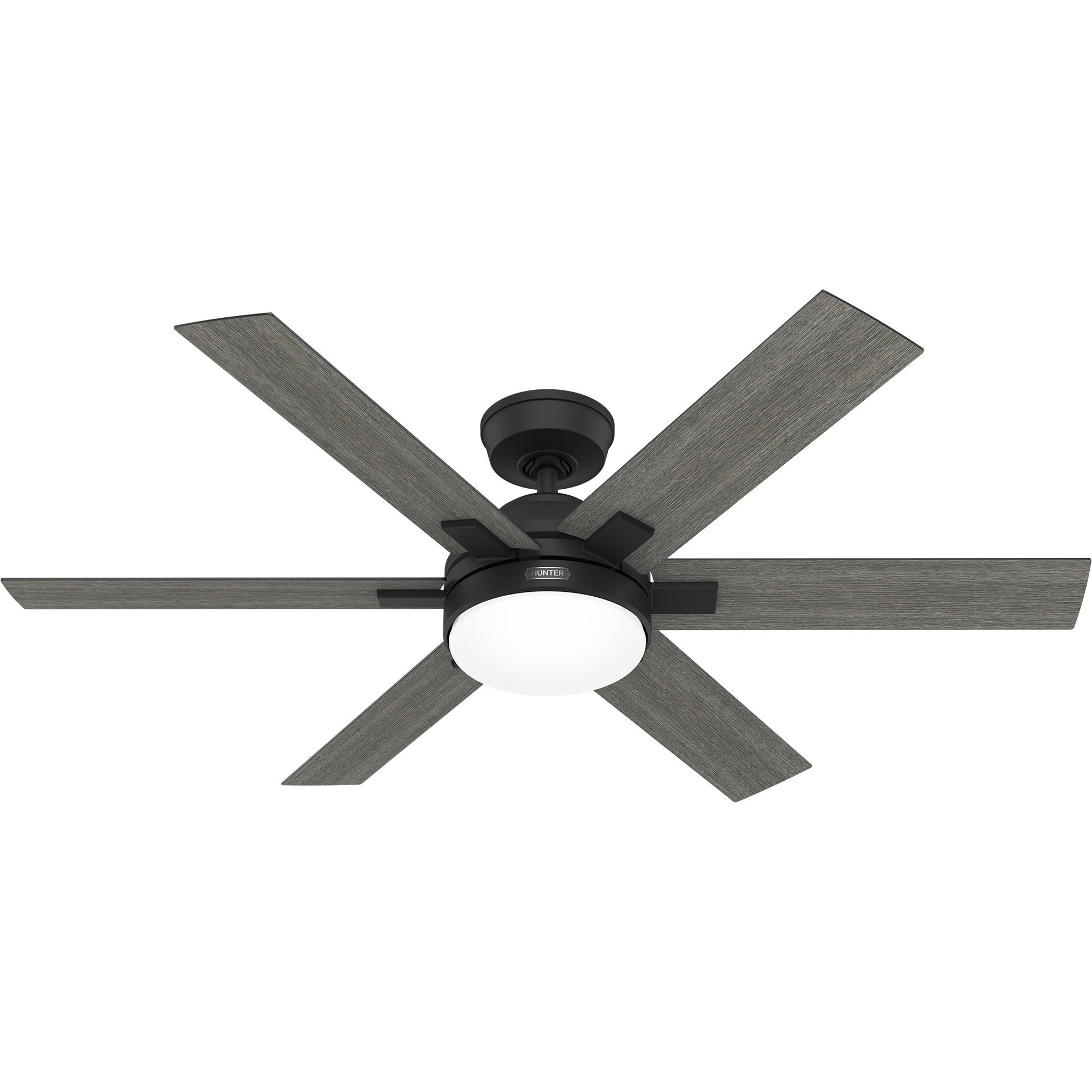 GAHGA FANFAN ガーガ ファンファン ブラック 2個 Hunter Fan 52783 Georgetown 52 inch Matte Black with Dark Gray Oak