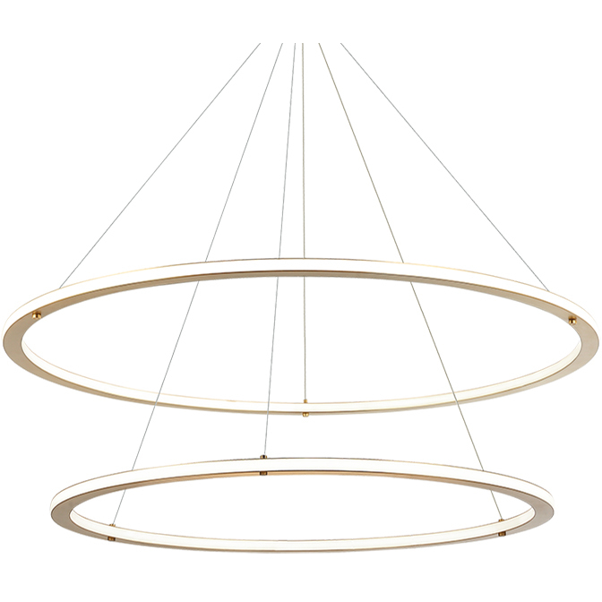 Victoria LED 40 inch Brushed Gold Pendant Ceiling Light