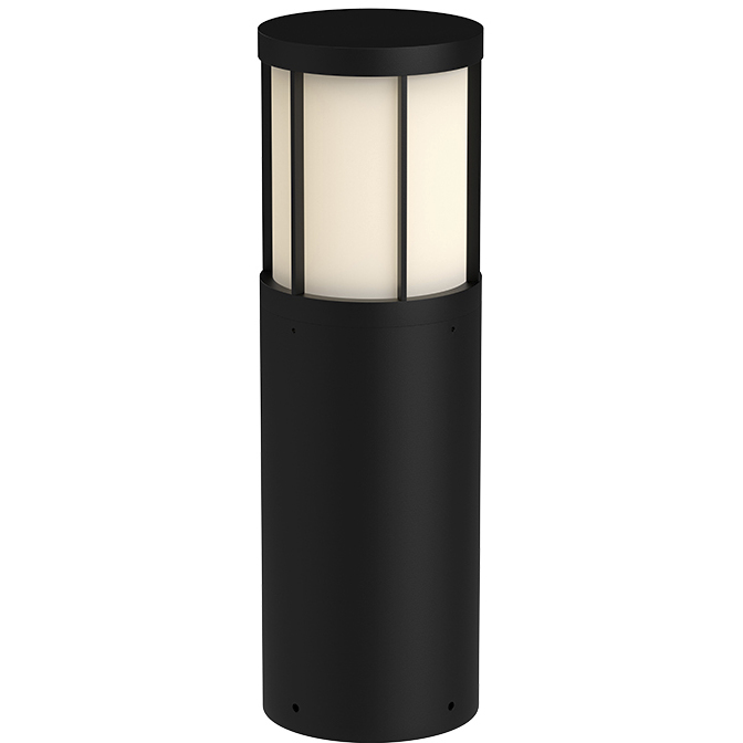 Alden 120-277V 24 watt Black Exterior Bollard