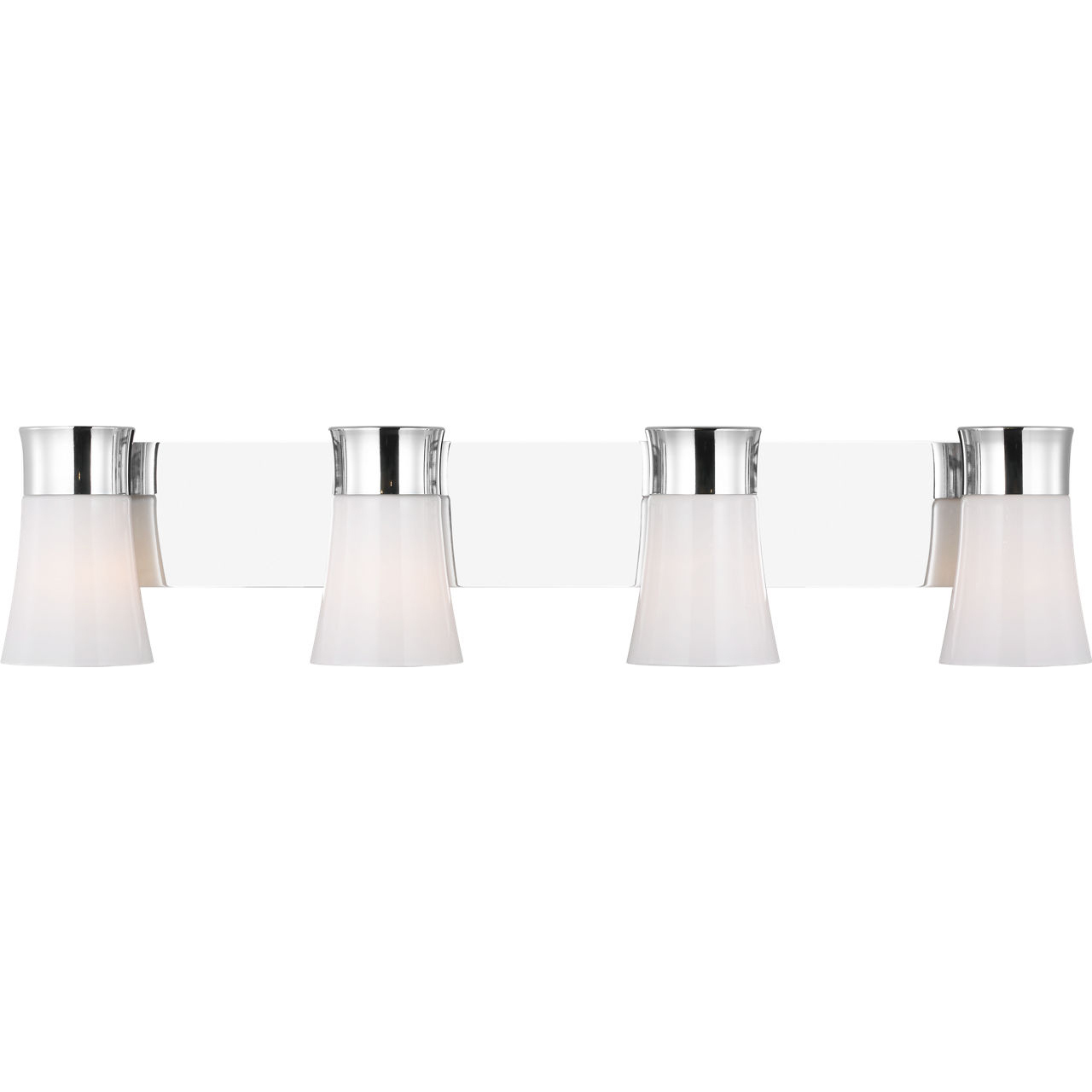 Drew & Jonathan Scott Roy 4 Light 32.25 inch Chrome Vanity Light Wall Light