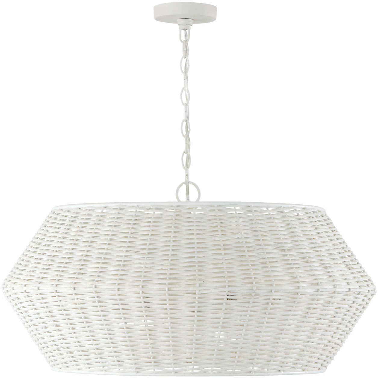 Boca 6 Light 29.5 inch Chalk White Pendant Ceiling Light