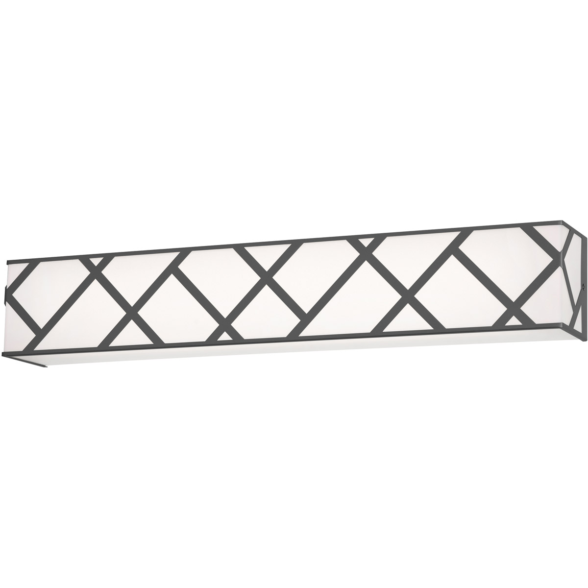 Haven LED 27 inch Black Vanity Light Wall Light