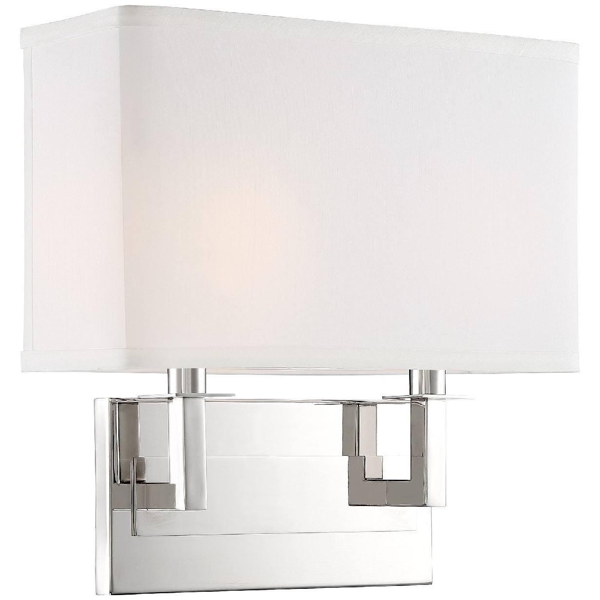 Durham Bath Wall Light in Polished Nickel