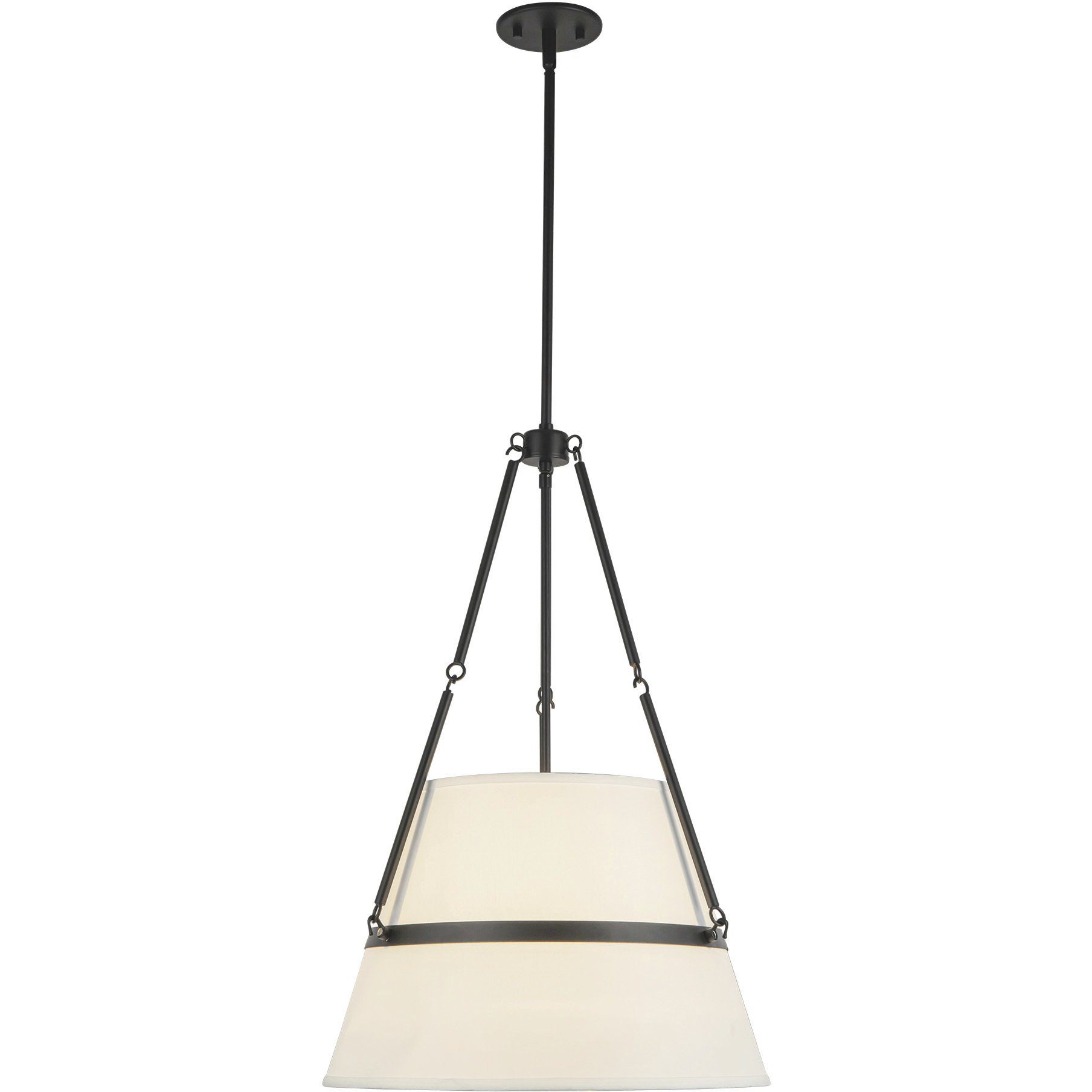 Alora Mood Oliver 1 Light 18 inch Matte Black Pendant Ceiling Light