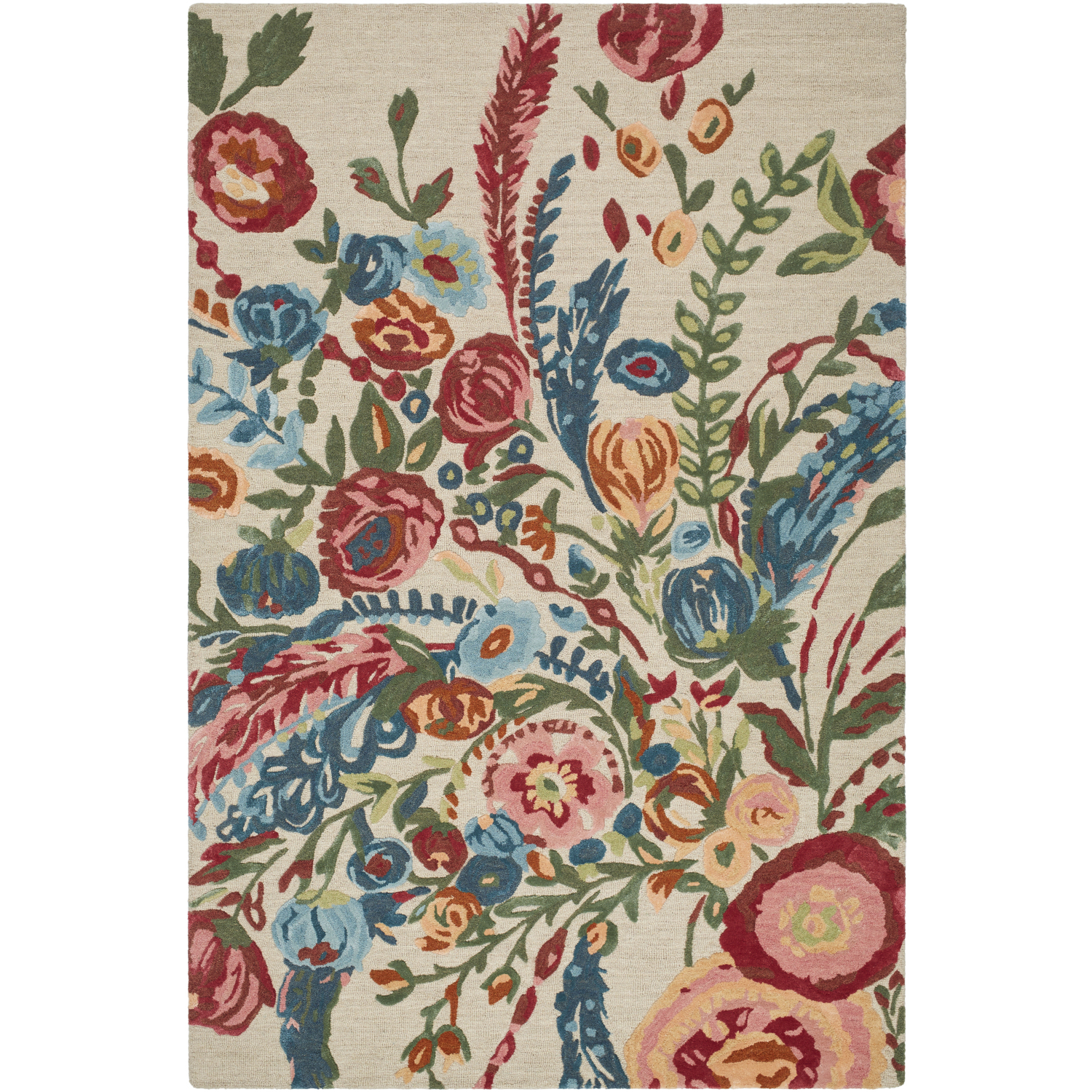 Shindig 90 X 60 inch Natural Handmade Rug in 5 x 7.5