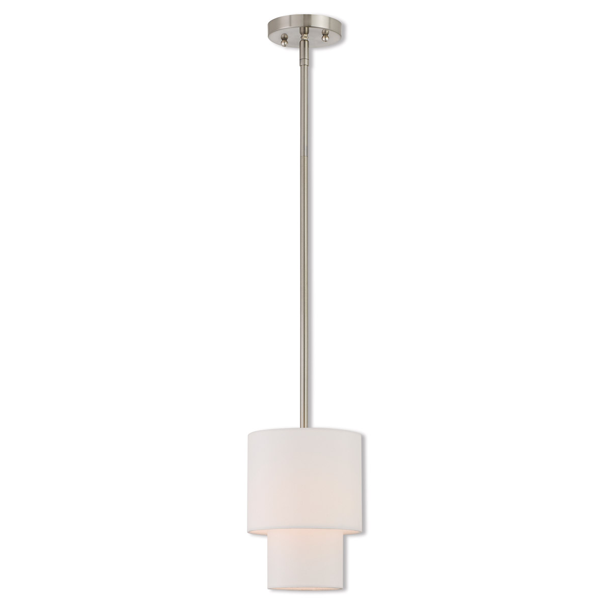 Claremont 1 Light 7 inch Brushed Nickel Mini Pendant Ceiling Light