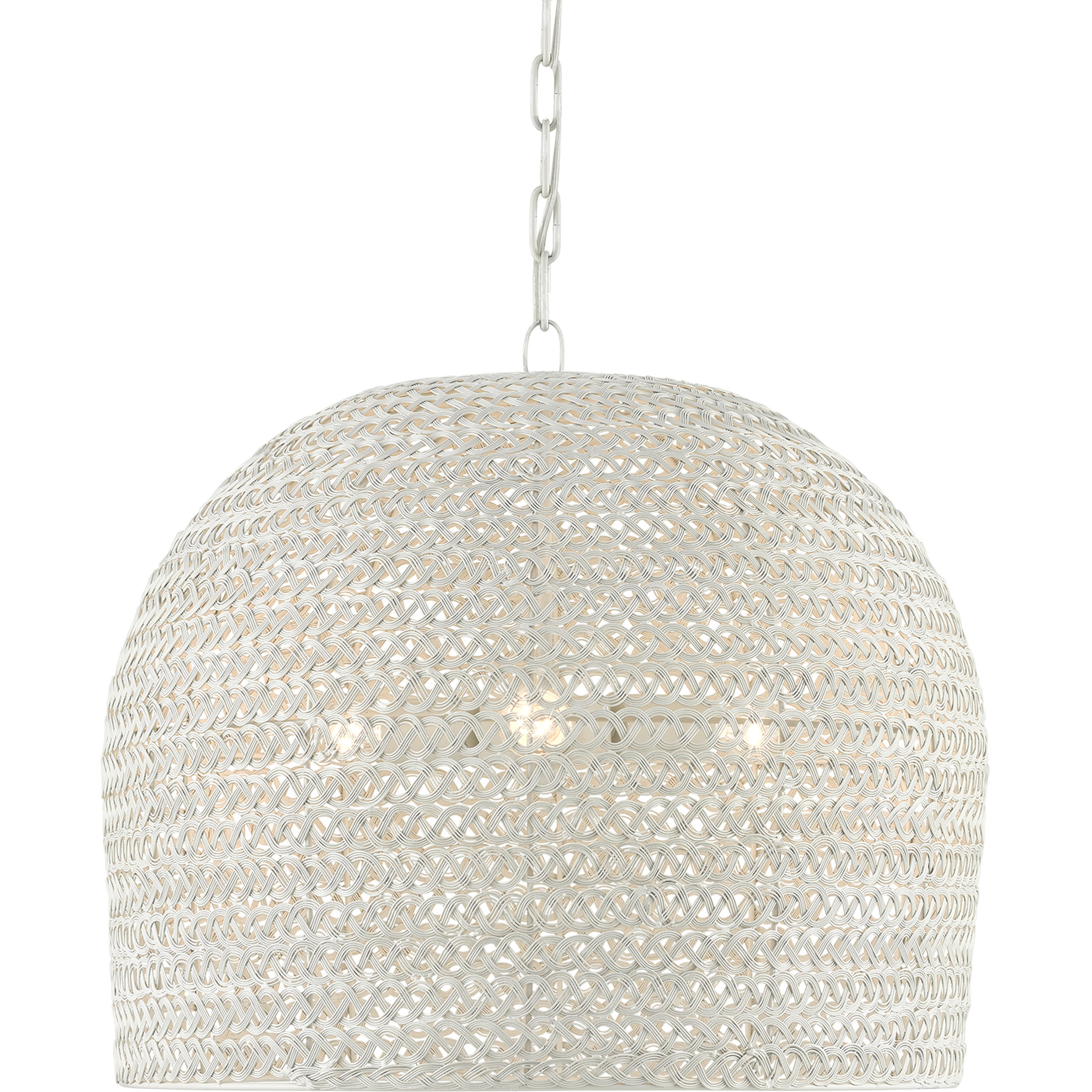Piero 3 Light 22.25 inch White Chandelier Ceiling Light, Medium