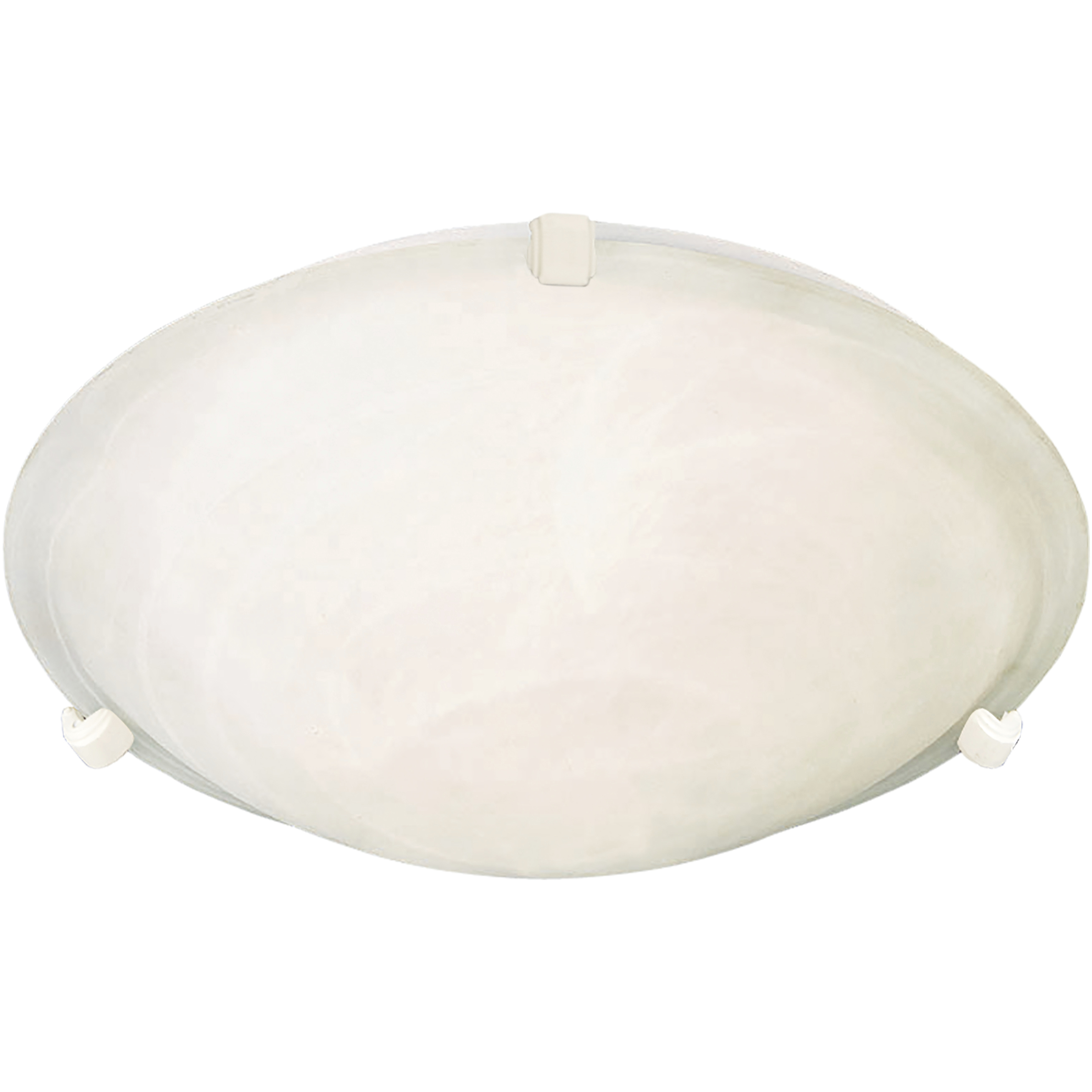 Malaga 3 Light 16 inch White Flush Mount Ceiling Light in Marble