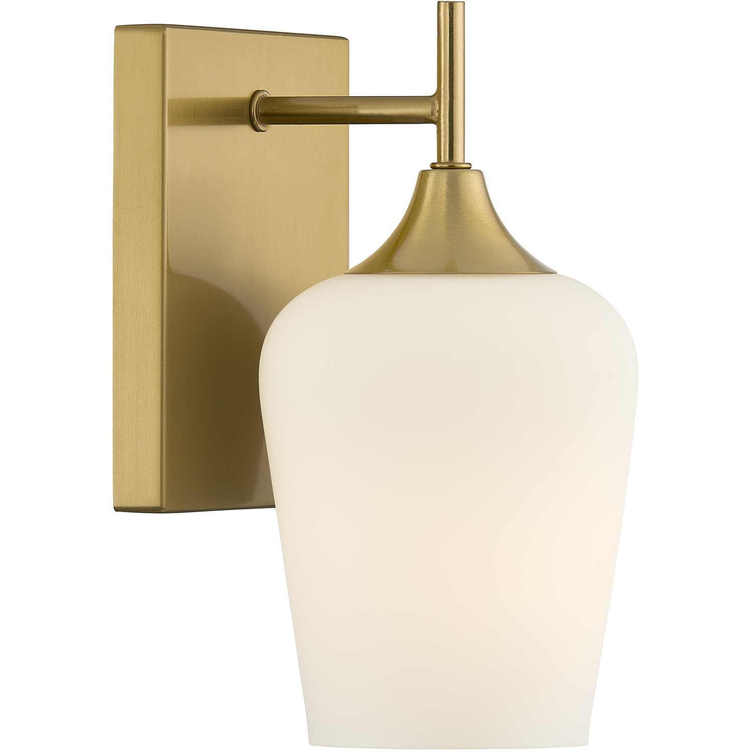 Octave 1 Light Warm Brass Wall Sconce Wall Light, Essentials