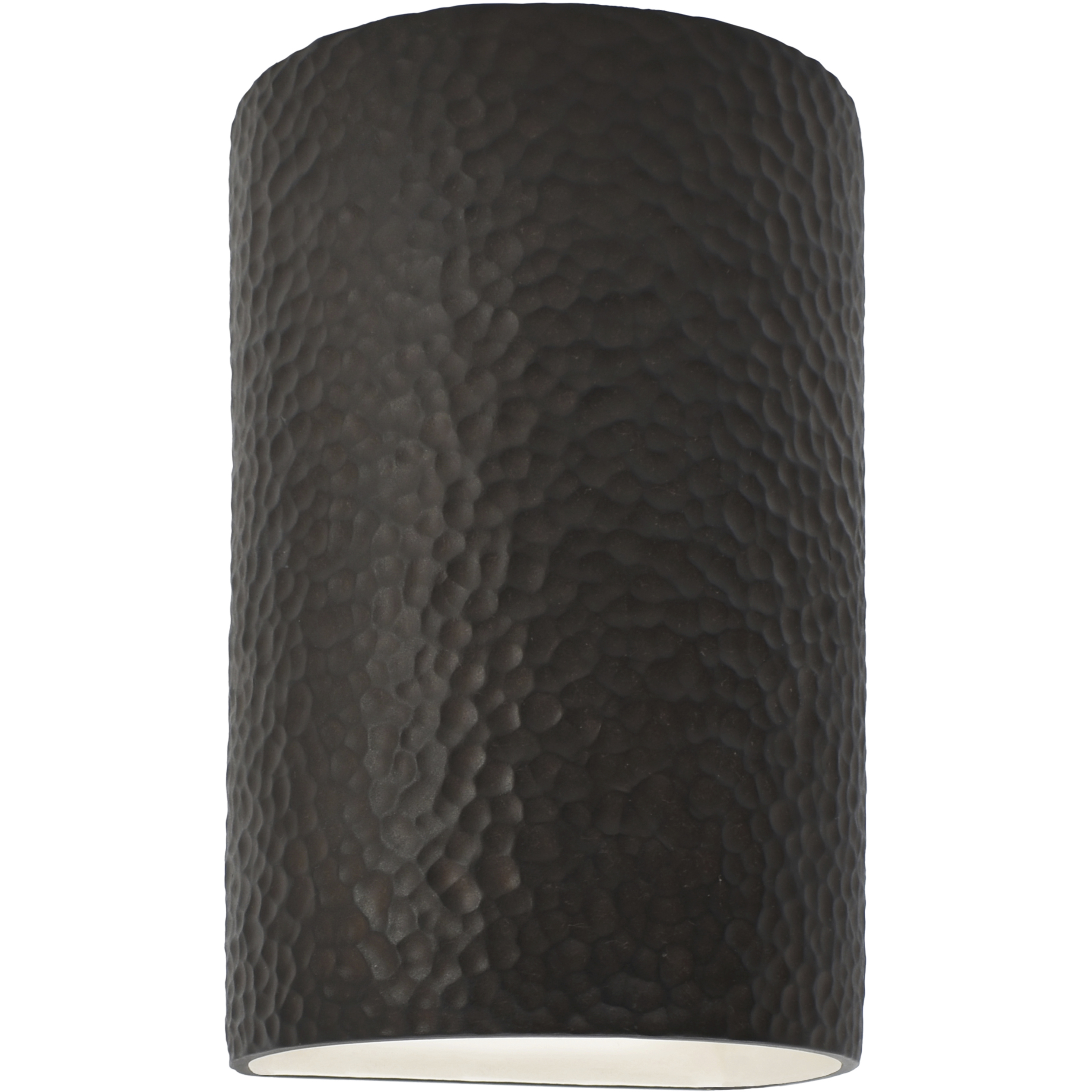 Ambiance Wall Sconce Wall Light in Hammered Iron, Incandescent, Small