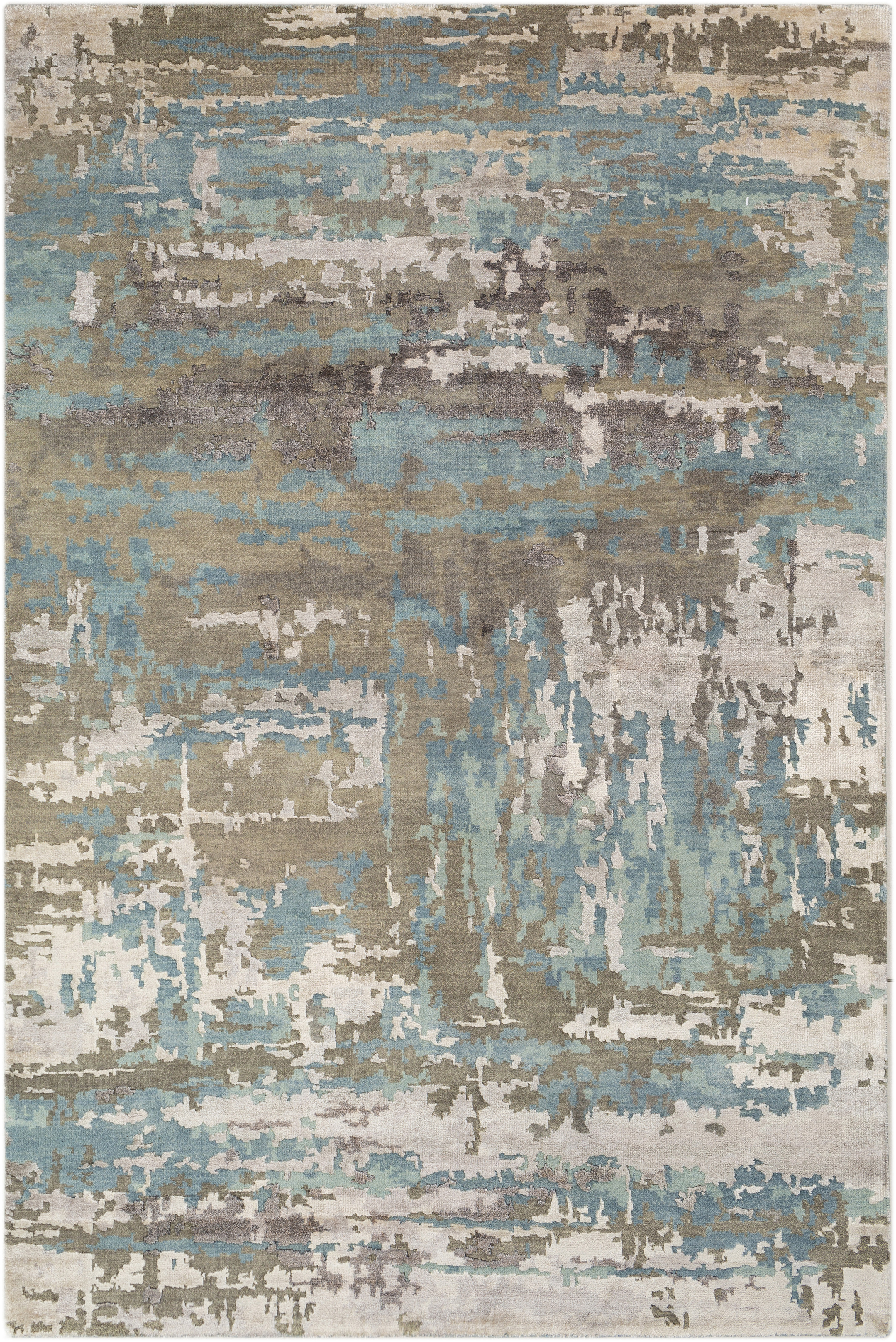 Arte 108 X 72 inch Dusty Sage Rug in 6 X 9, Rectangle