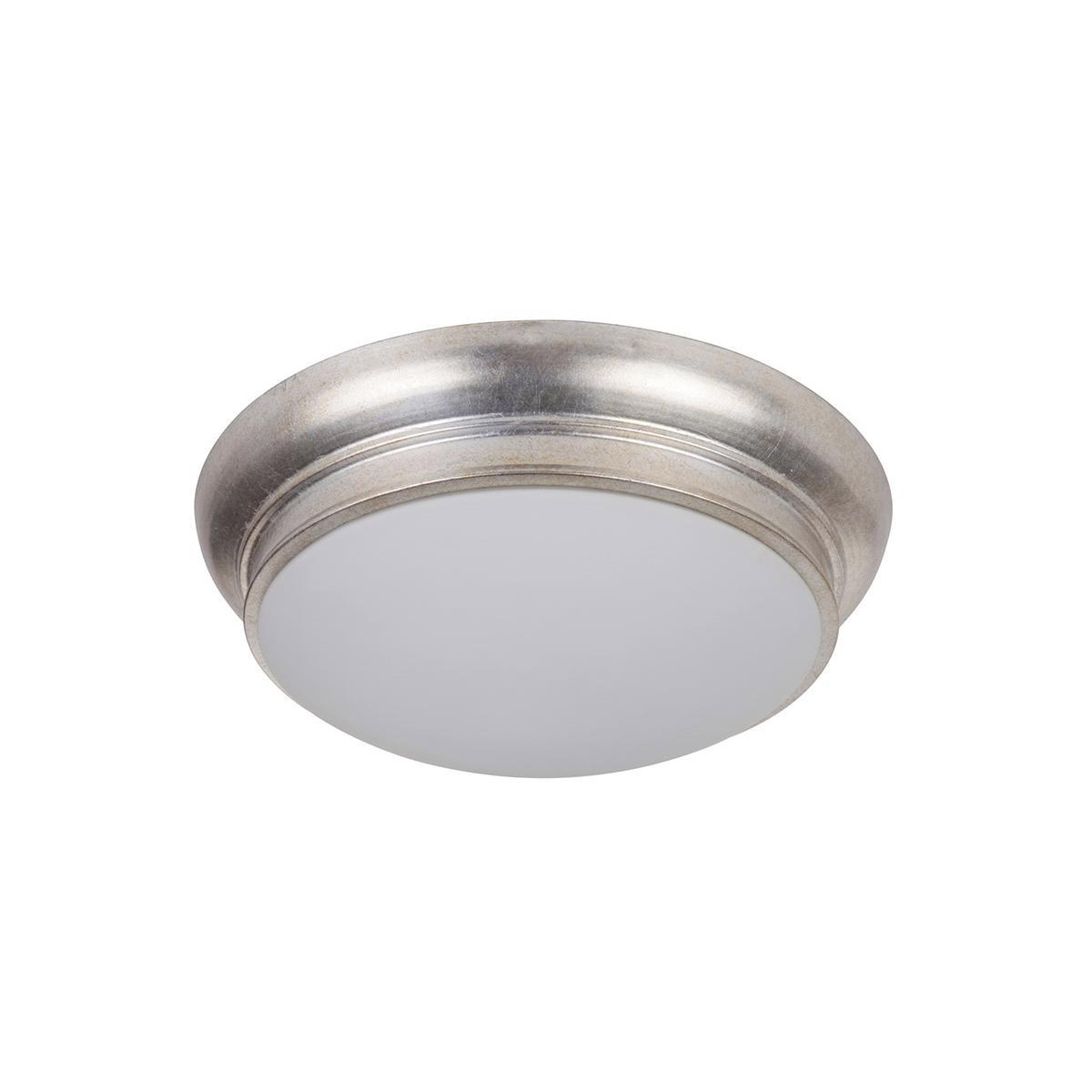 Classic 2 Light 11 inch Satin Nickel Flush Mount Ceiling Light
