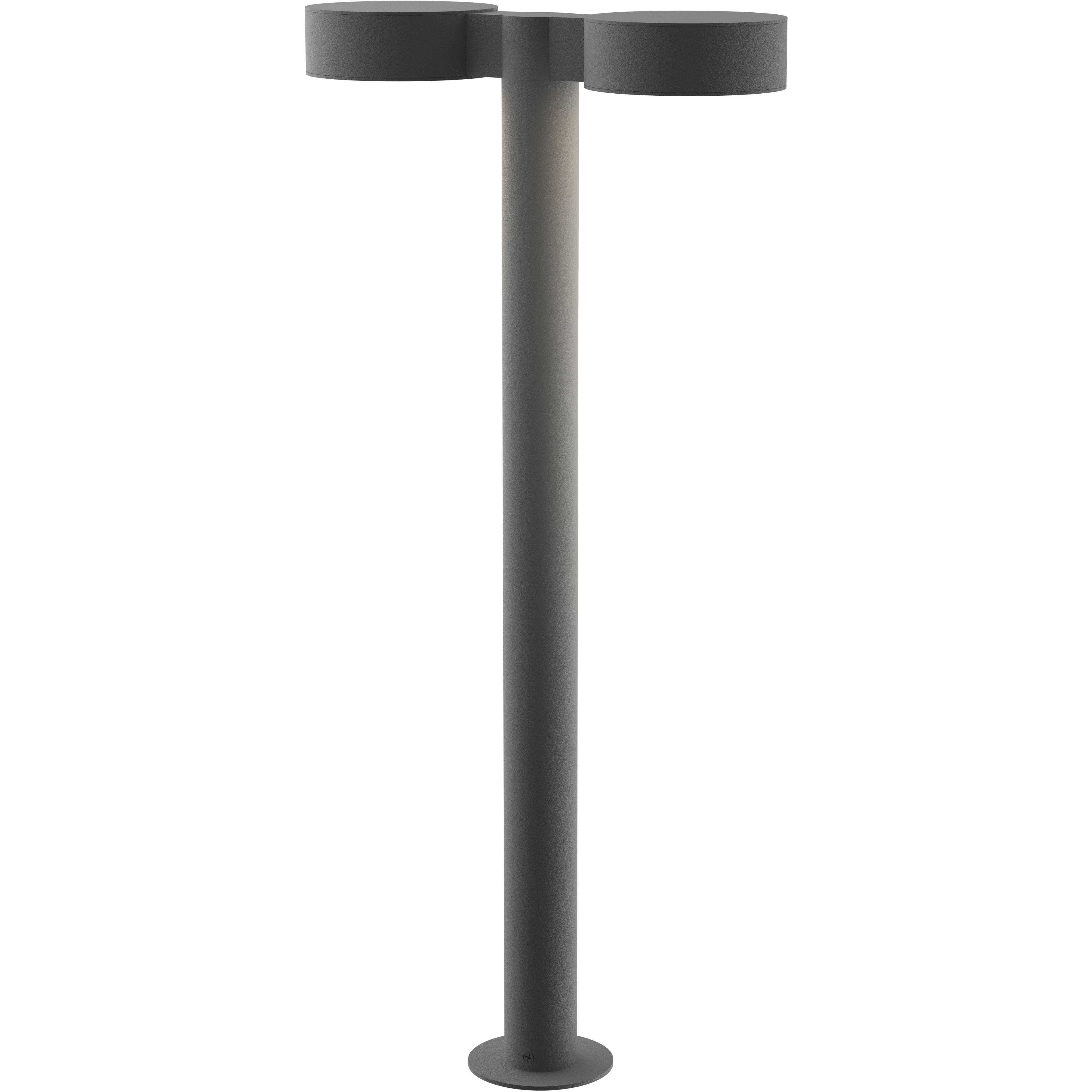 Reals 12V 20 watt Textured Gray Bollard