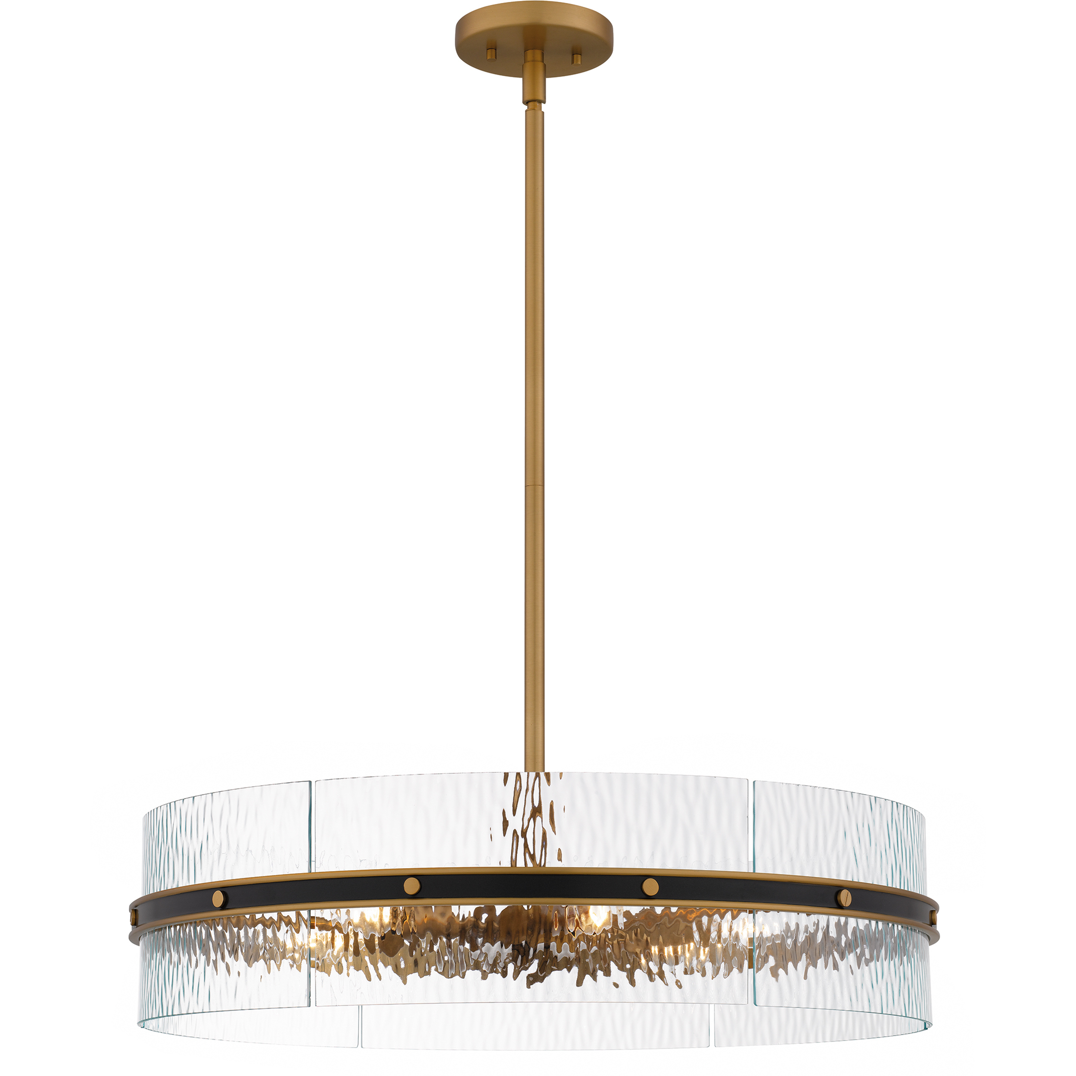 Reagan 6 Light 24 inch Matte Black Pendant Ceiling Light, Large
