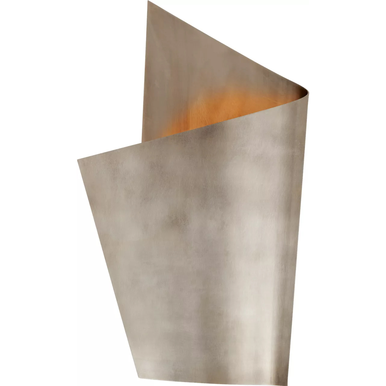 Kelly Wearstler Piel LED 11.75 inch Pewter Left Wrapped Sconce Wall Light