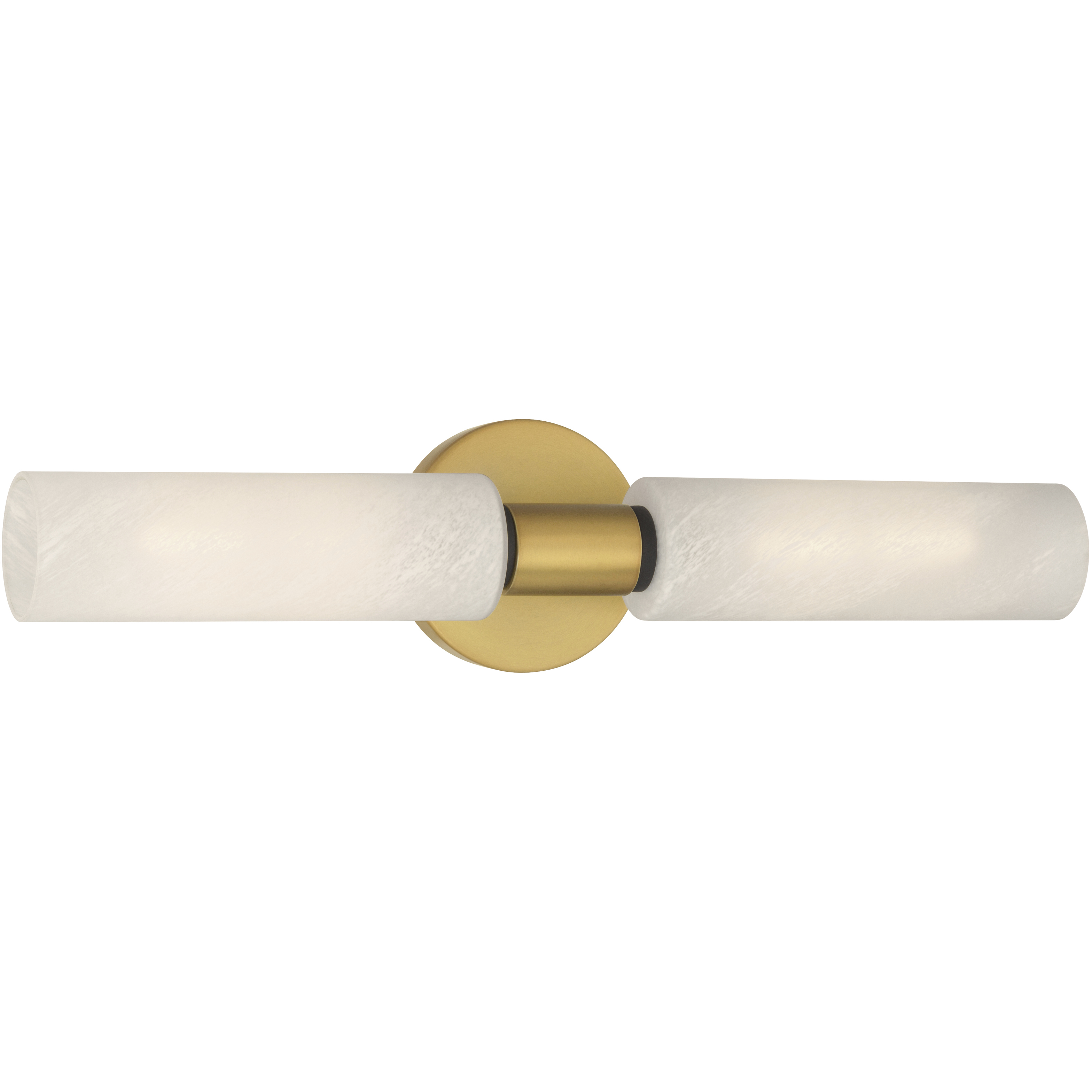 Wexmere 2 Light 21 inch Legacy Brass and Dark Matte Black Vanity Wall Light