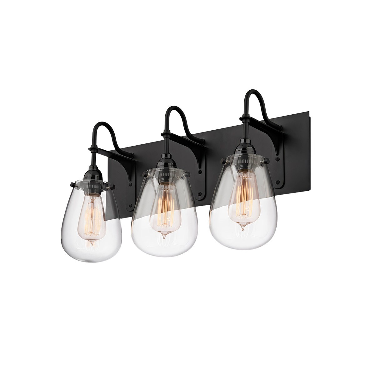 Chelsea 6 Light 19.25 inch Satin Black Bath Bar Wall Light