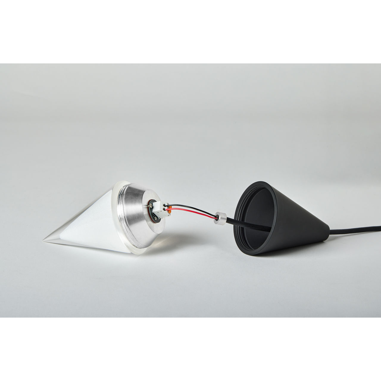 Sean Lavin Turret LED Nightshade Black Pendant Ceiling Light, Integrated LED