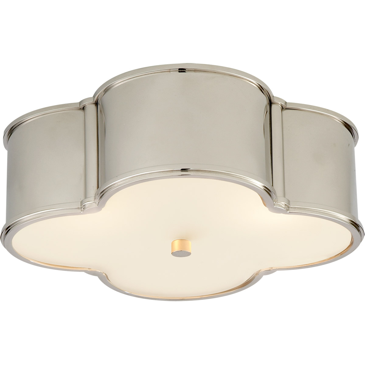 Alexa Hampton Basil 3 Light 17.25 inch Polished Nickel Flush Mount Ceiling Light