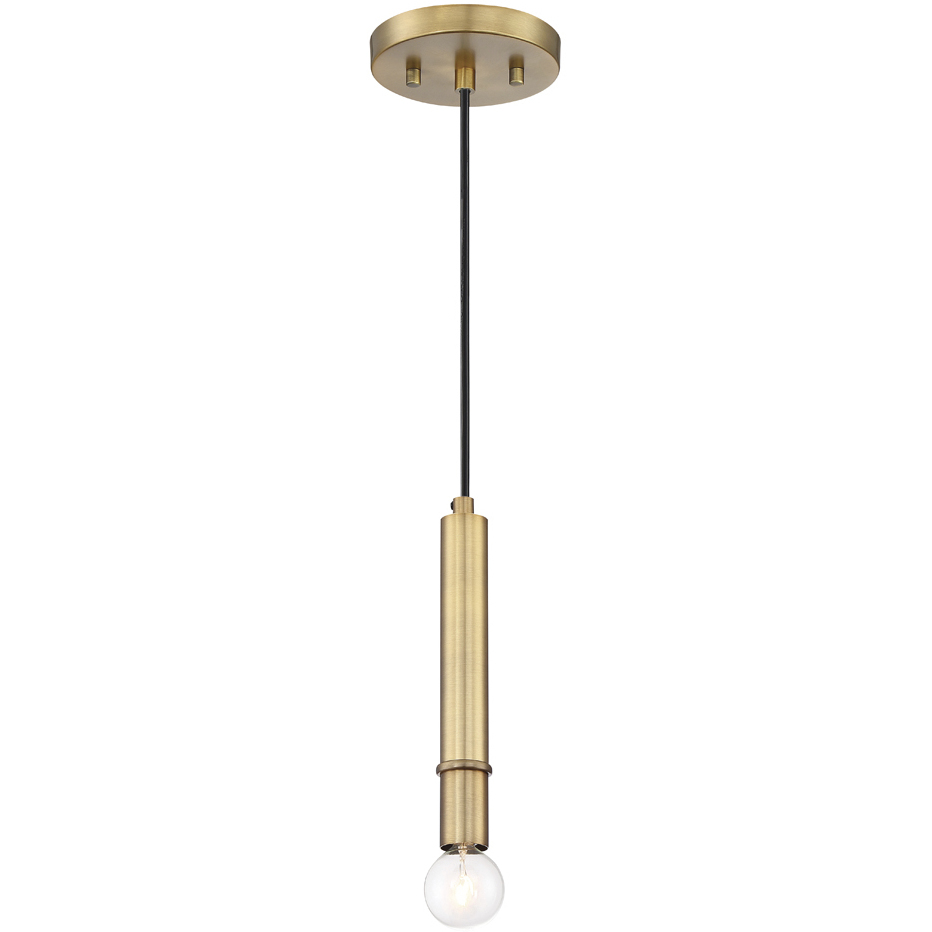 Emmett 1 Light 1.25 inch Old Satin Brass Mini Pendant Ceiling Light