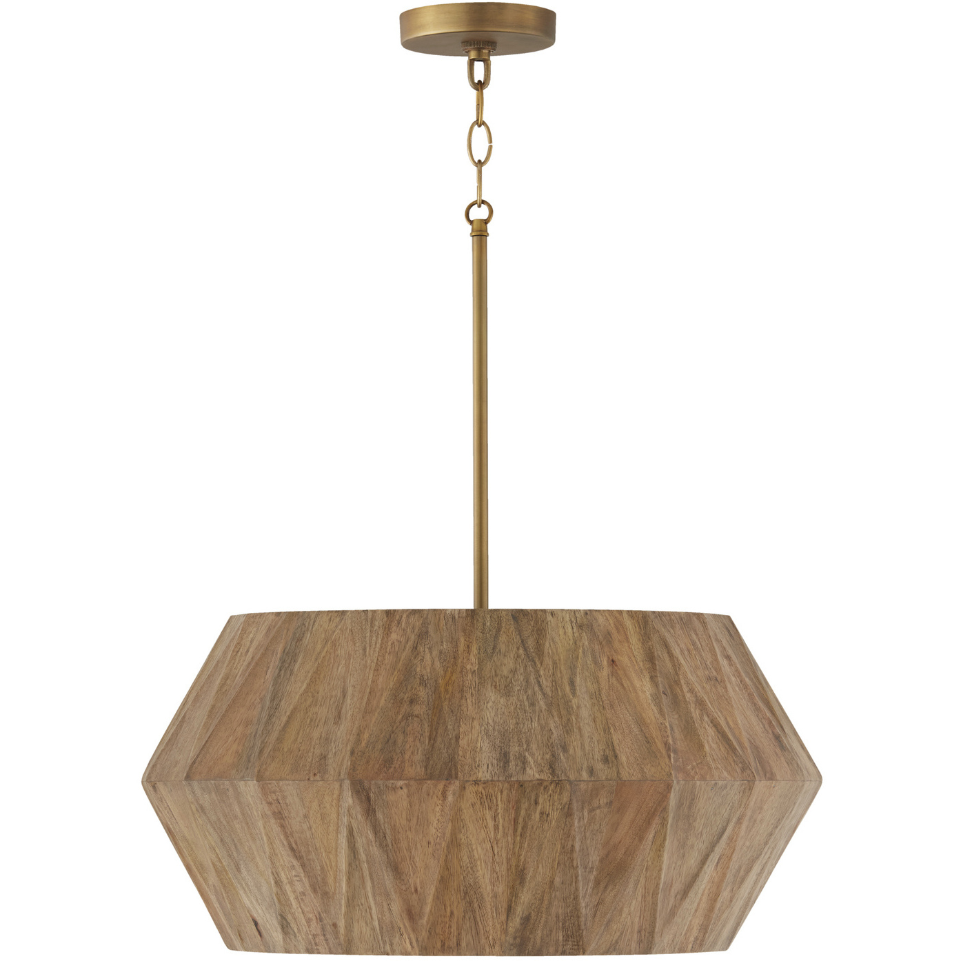 Wood geometric pendant light hotsell