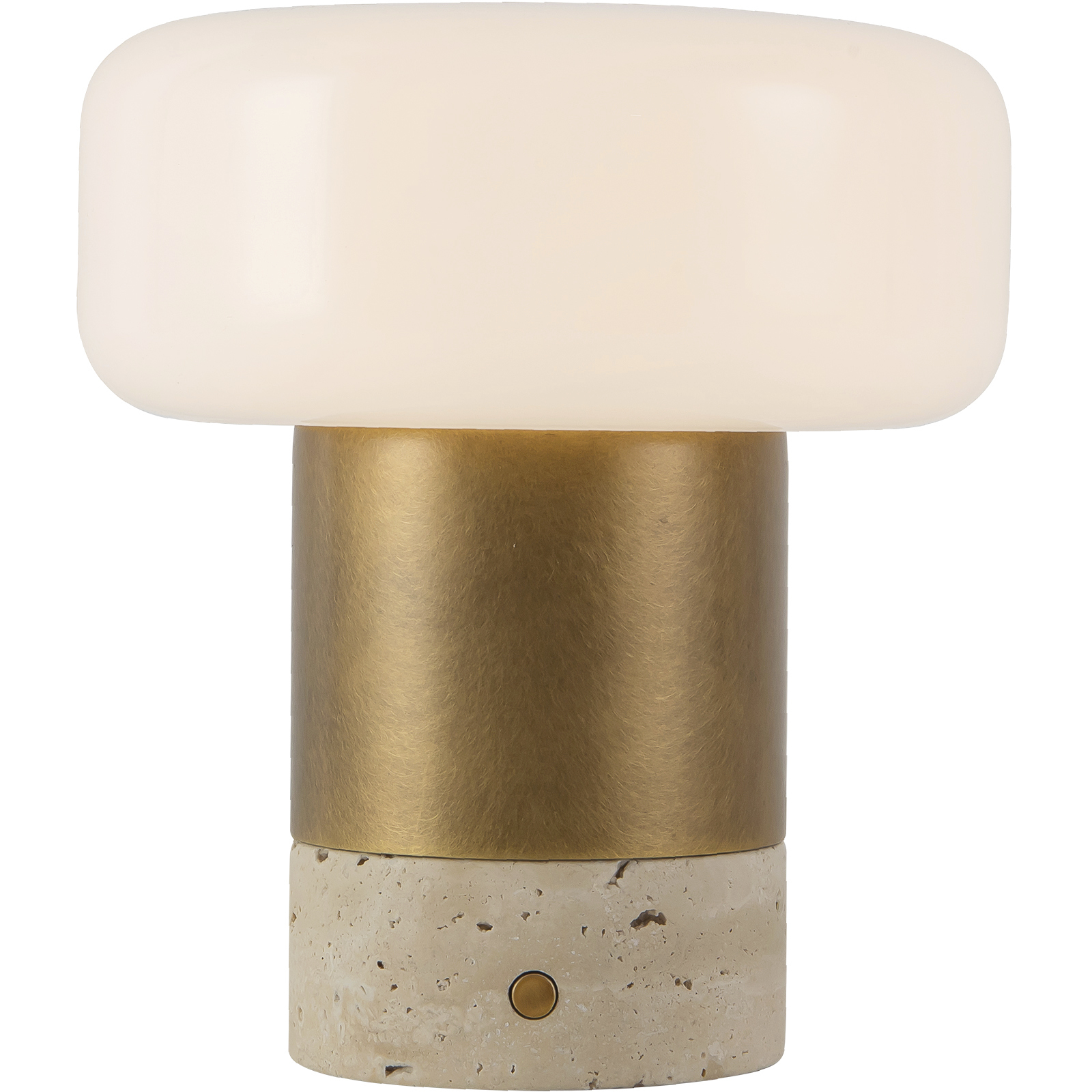 Niko 7.5 inch 3 watt Vintage Brass Table Lamp Portable Light