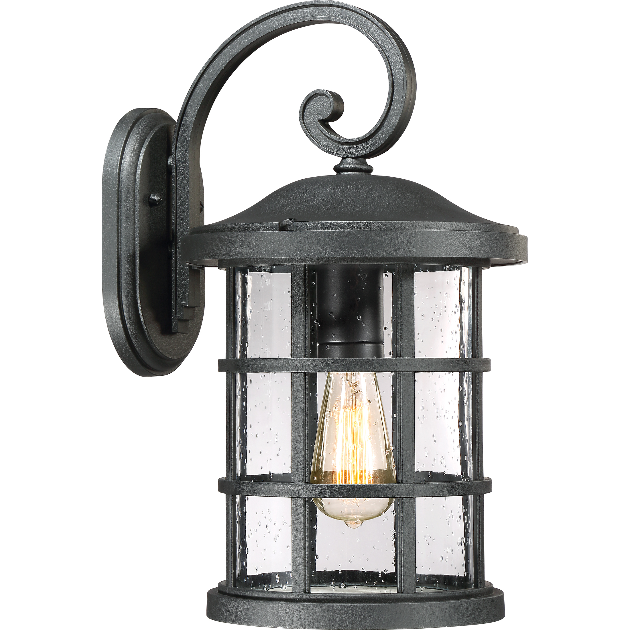 Quoizel Crusade 1 Light 18 inch Earth Black Outdoor Wall Lantern CSE8410EK - Open Box