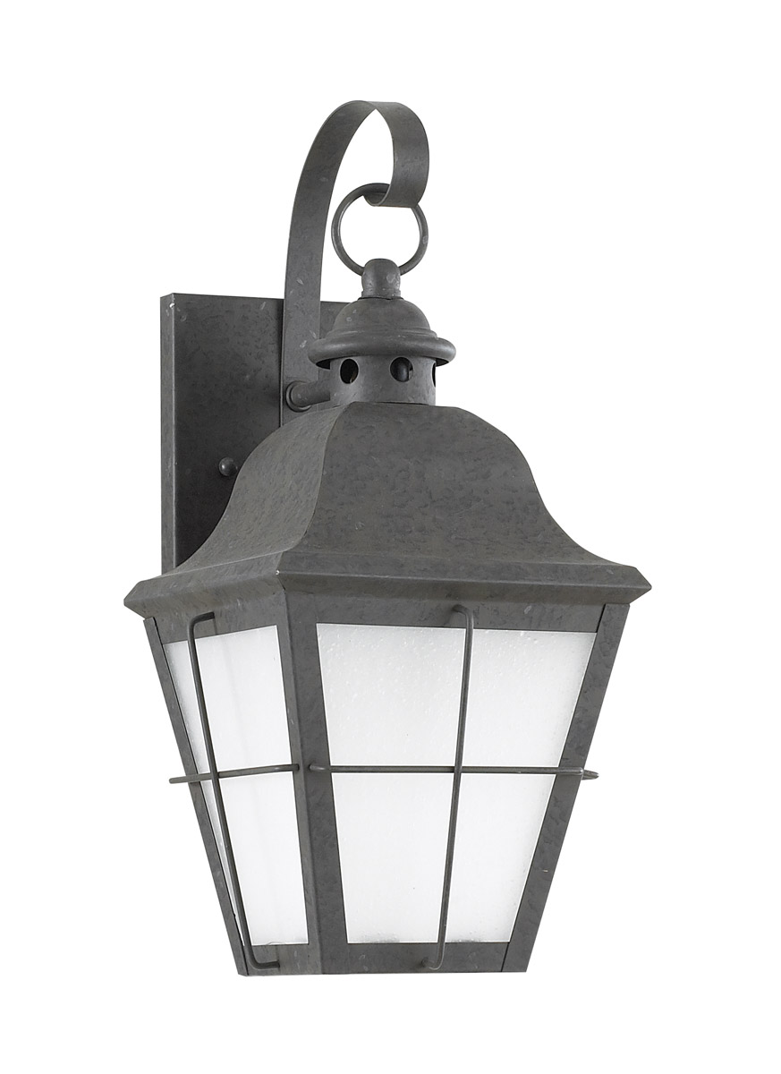 Chatham 1 Light 14.5 inch Oxidized Bronze Outdoor Wall Lantern, Medium