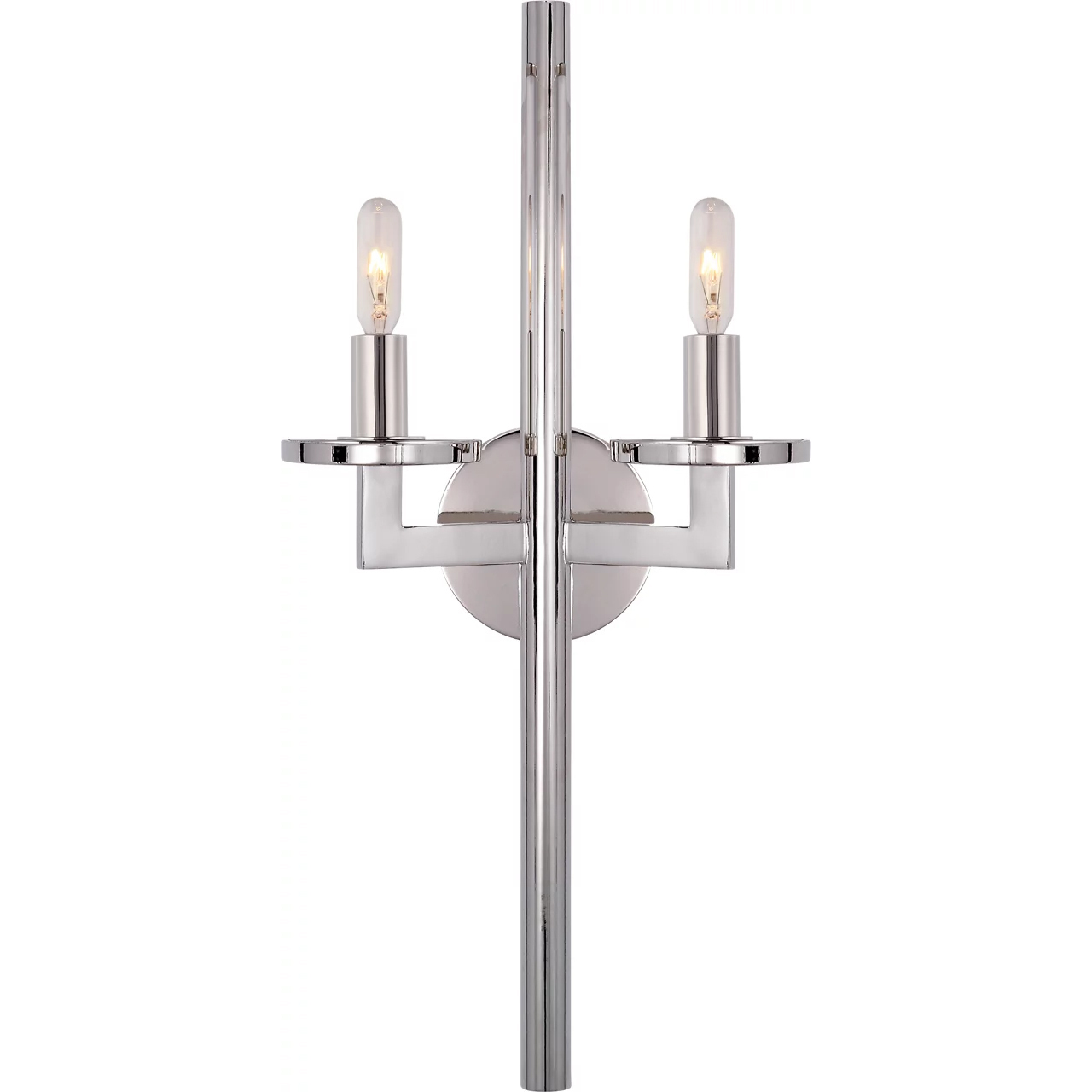 Kelly Wearstler Liaison 2 Light 9.5 inch Polished Nickel Double Sconce Wall Light in (None)