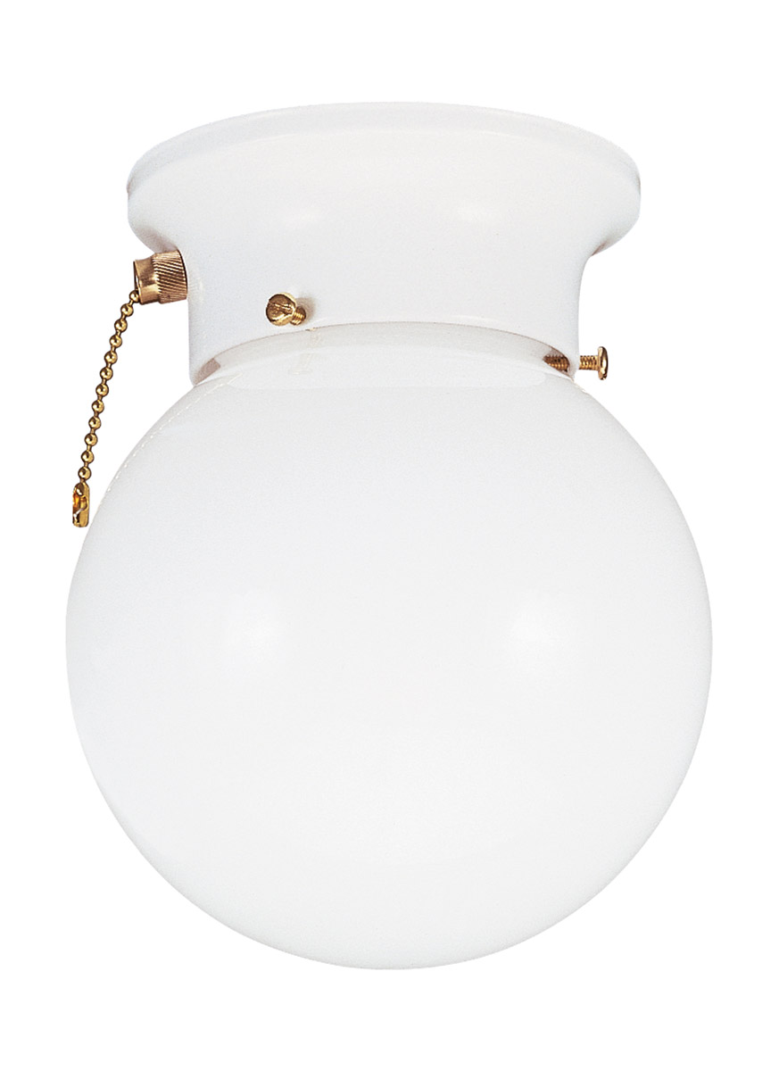 Tomkin 1 Light 6 inch White Flush Mount Ceiling Light