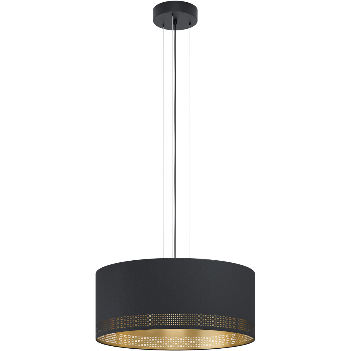 Esteperra 3 Light 20.87 inch Black Pendant Ceiling Light