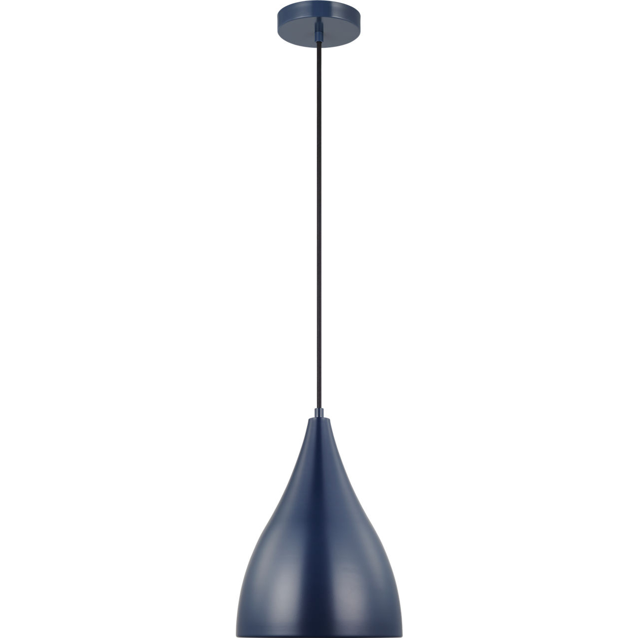 Oden 1 Light 9 inch Navy Pendant Ceiling Light