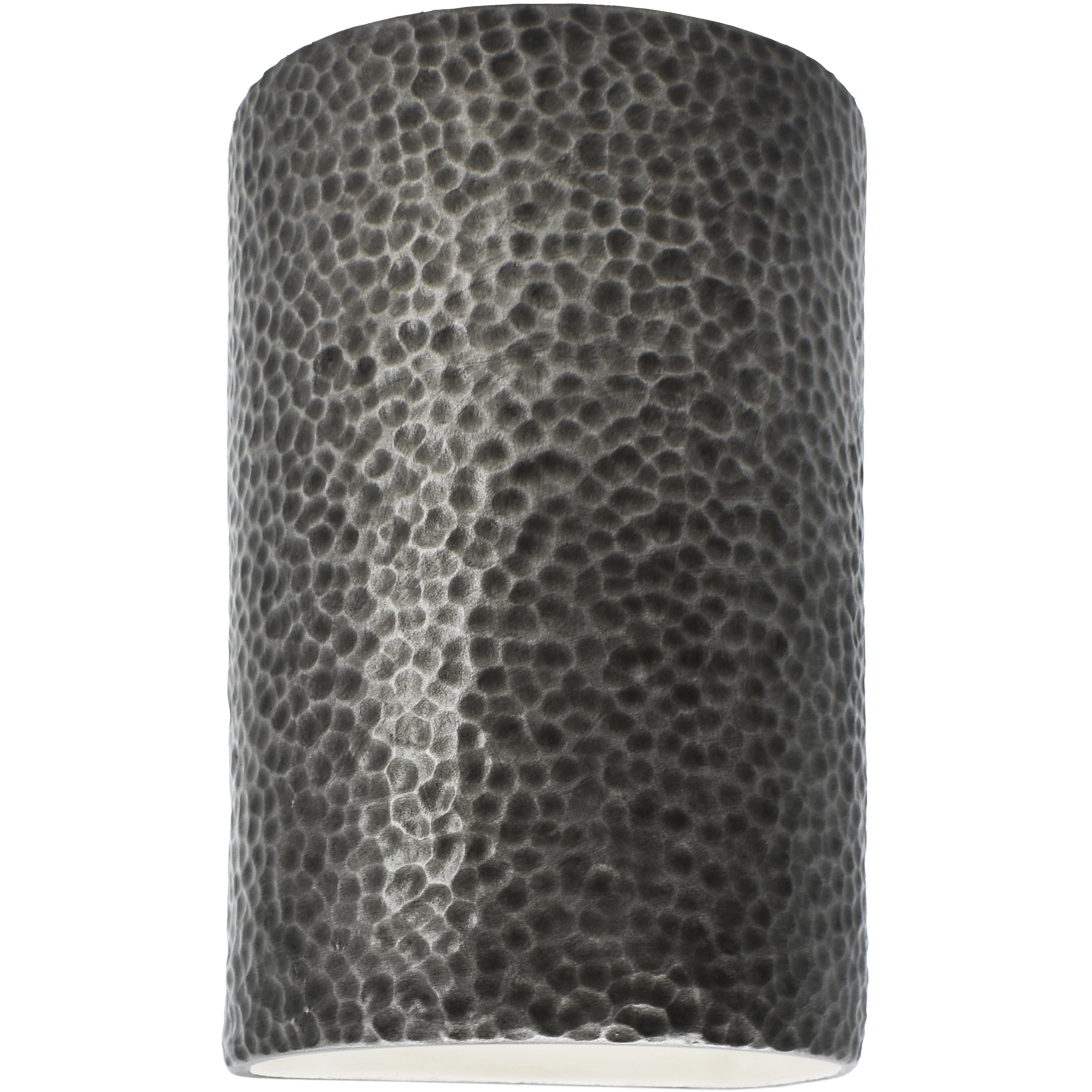 Ambiance Wall Sconce Wall Light in Hammered Pewter, Incandescent, Small