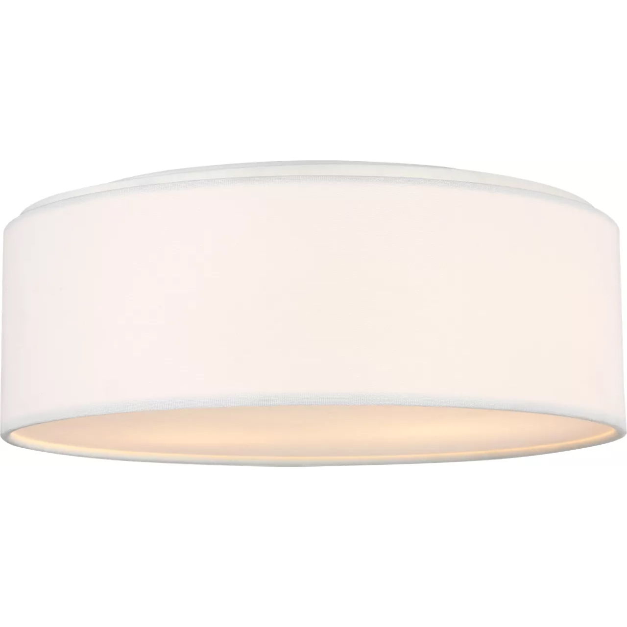 Larson 2 Light 13 inch Matte White Flush Mount Ceiling Light, Small
