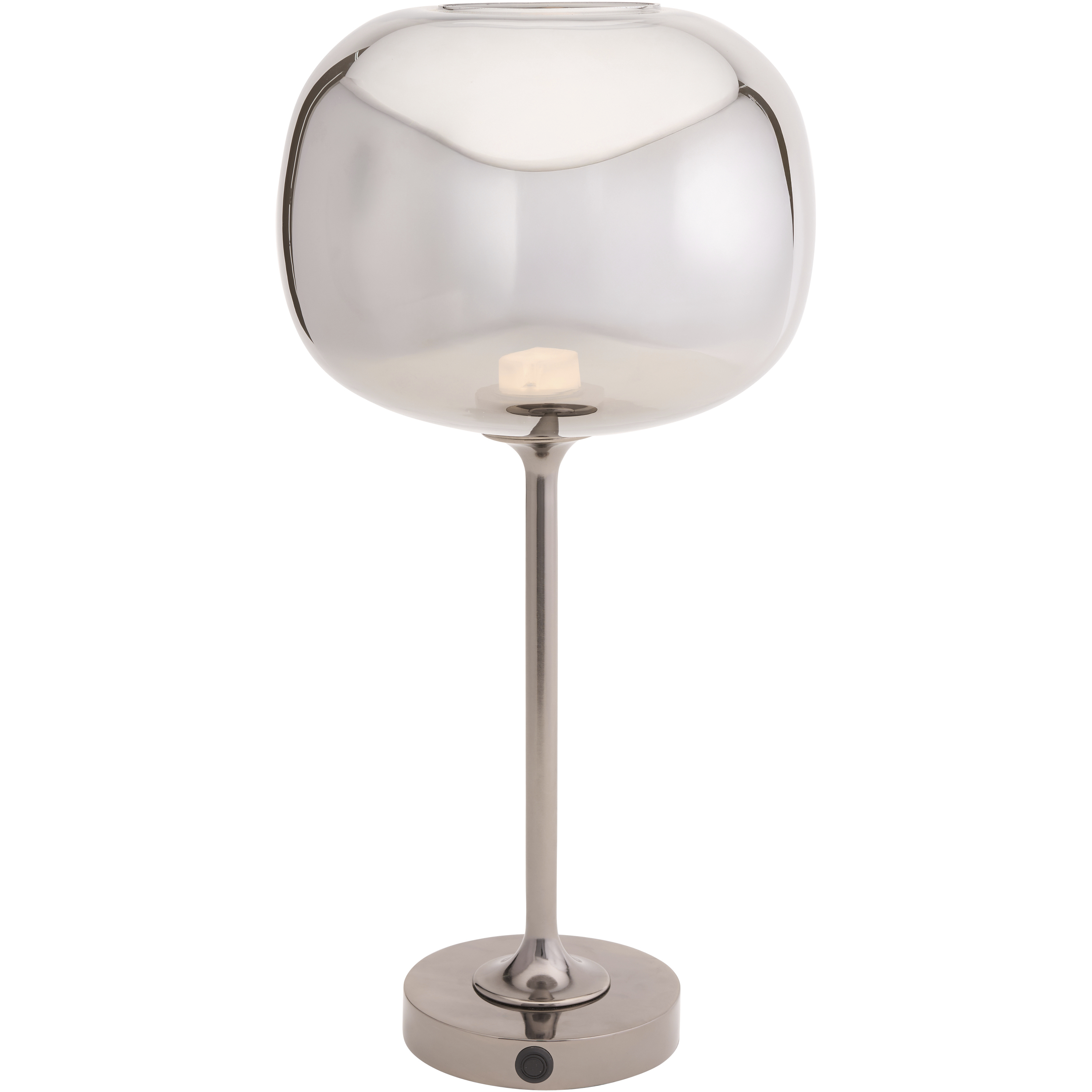 Sterling 13.5 inch Black Rechargeable Buffet Lamp Portable Light