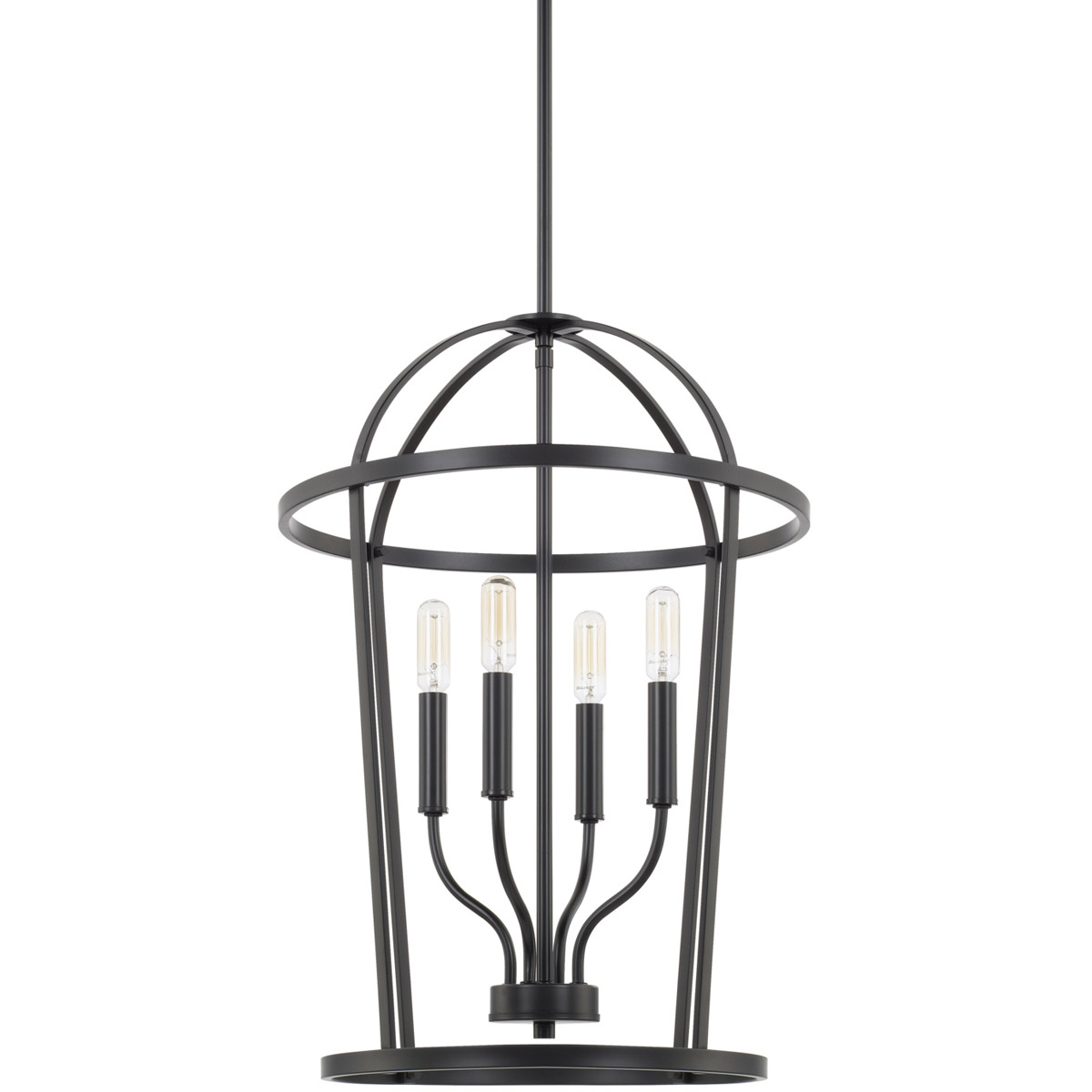 Greyson 4 Light 16 inch Matte Black Foyer Ceiling Light