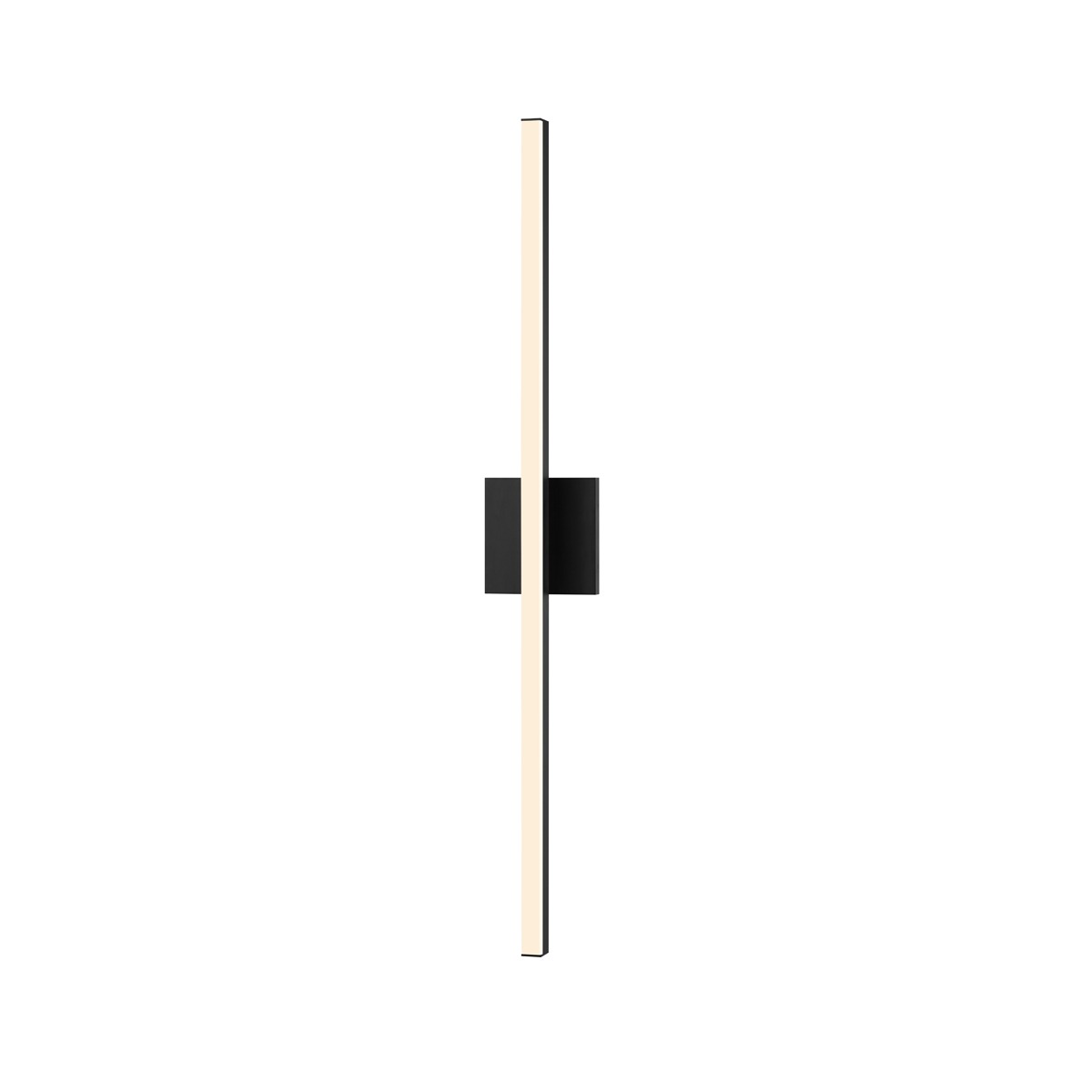 Stix LED 0.75 inch Satin Black Vanity Light Wall Light