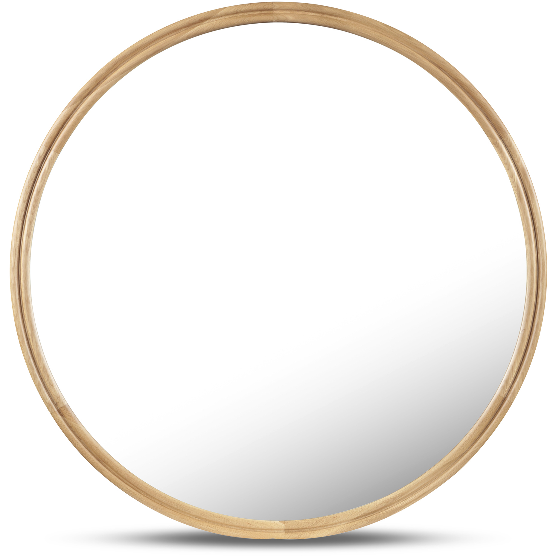 Alcott 36 X 36 inch Natural Mirror, Small Round