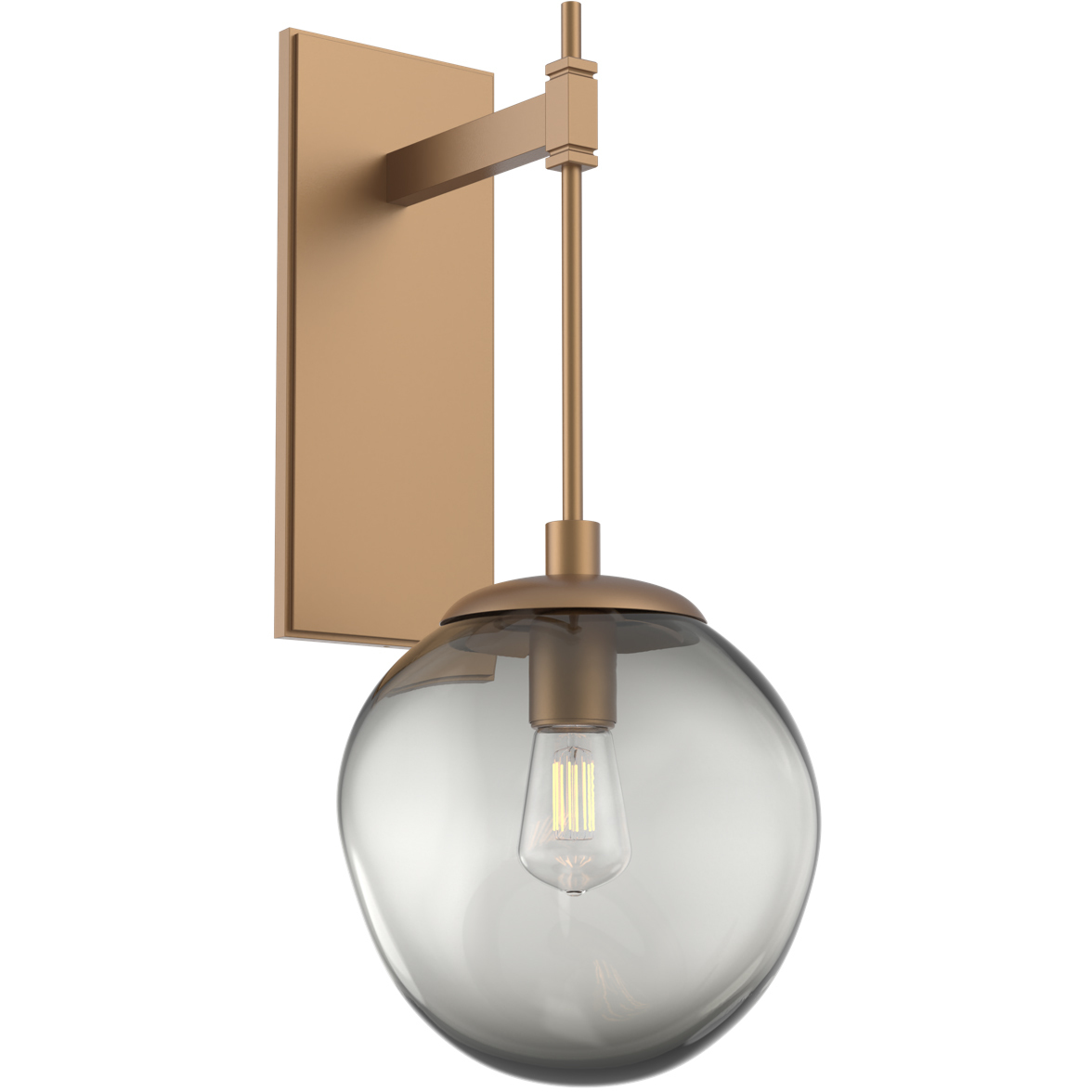 Aster Incandescent 1 Light 9.9 inch Novel Brass Indoor Sconce Wall Light, Tempo Nebula