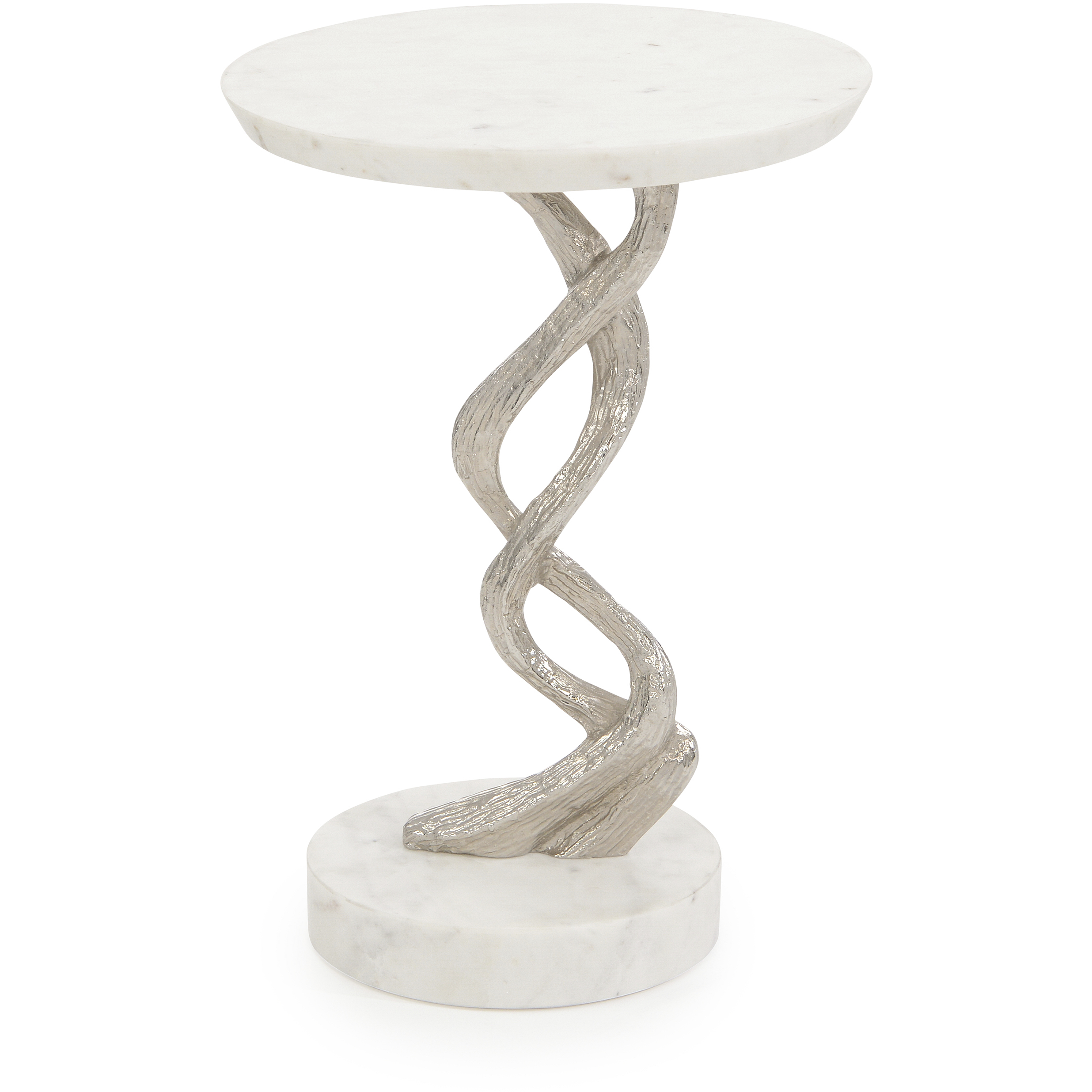 Windswept Silver Martini Table